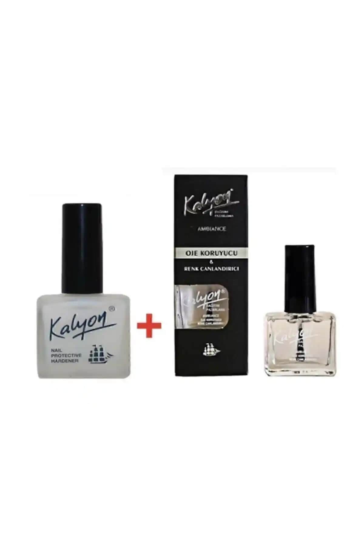 Kalyon Tırnak Güçlendirici Oje Koruyucu 2'li Set: Sağlıklı ve Dayanıklı Tırnaklar İçin