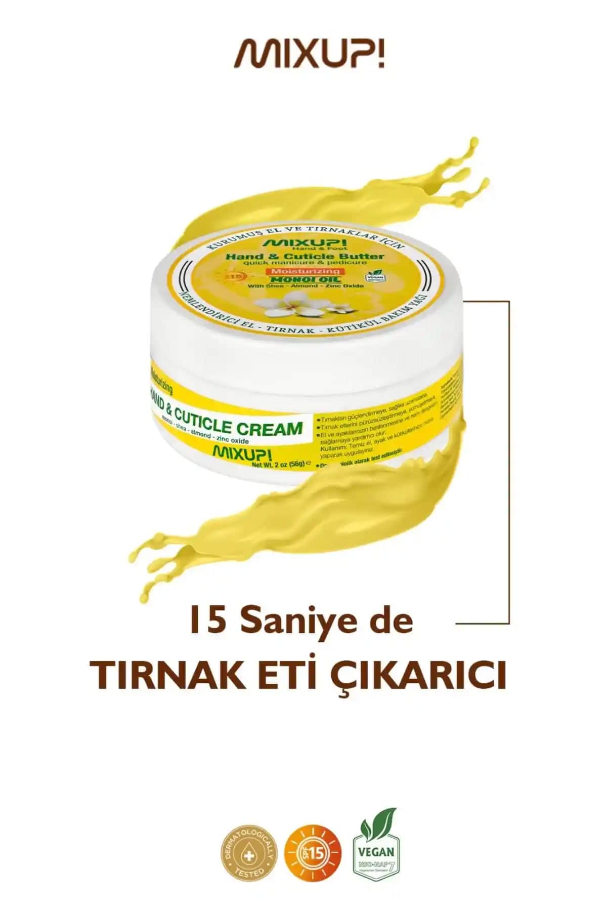 Mixup - Cuticle Butter: Hızlı ve Güçlü Tırnak ve Cilt Bakımı İçin Etkili Çözüm