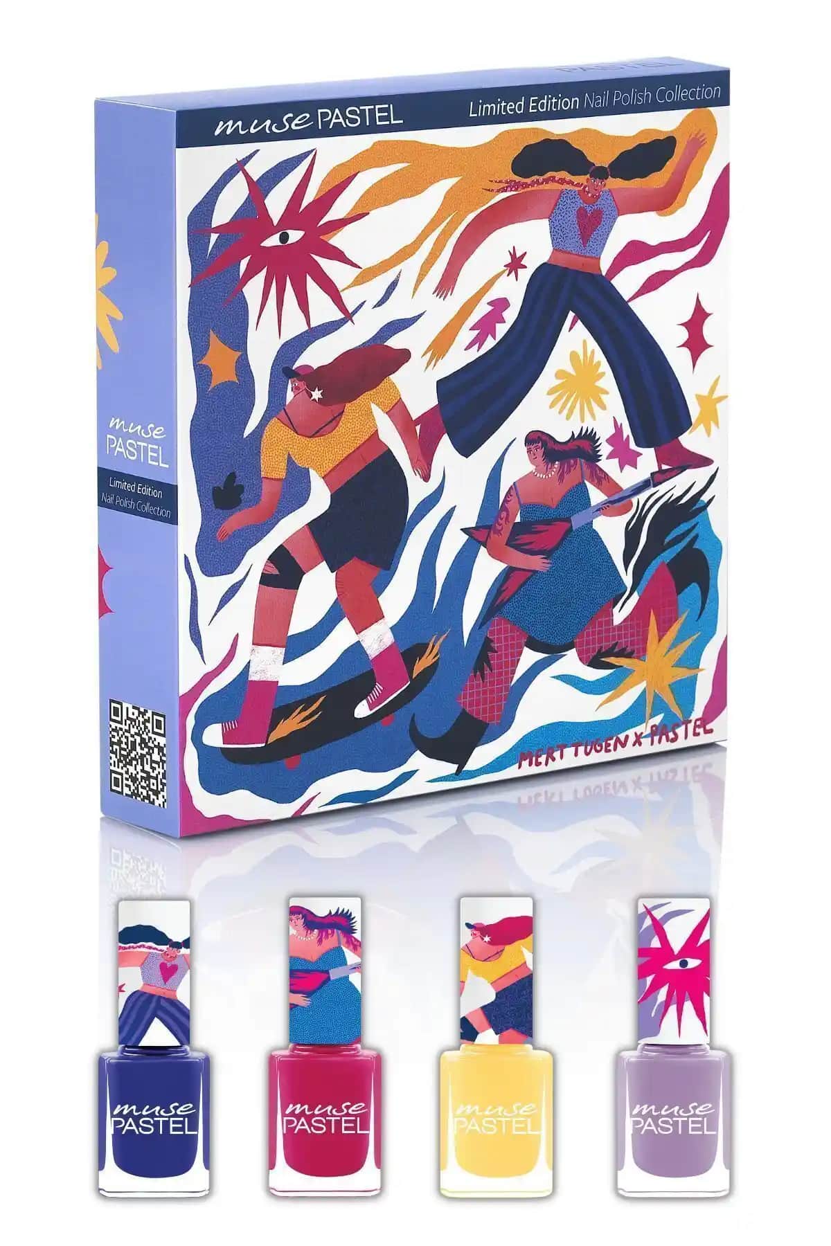 Pastel Muse X Mert Tugen Oje Seti: Canlı Renkler ve Kolay Uygulama ile Şıklık