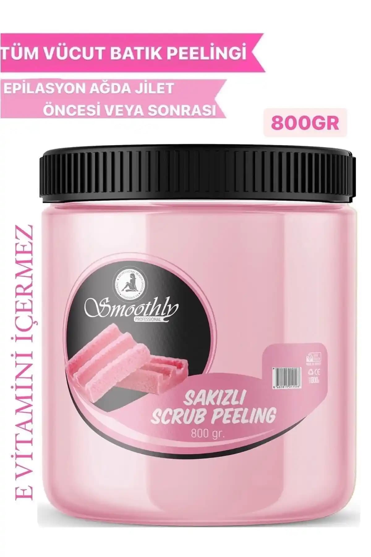 Manikür ve pedikür için doğal içerikli peeling ürünleri profesyonel kullanım