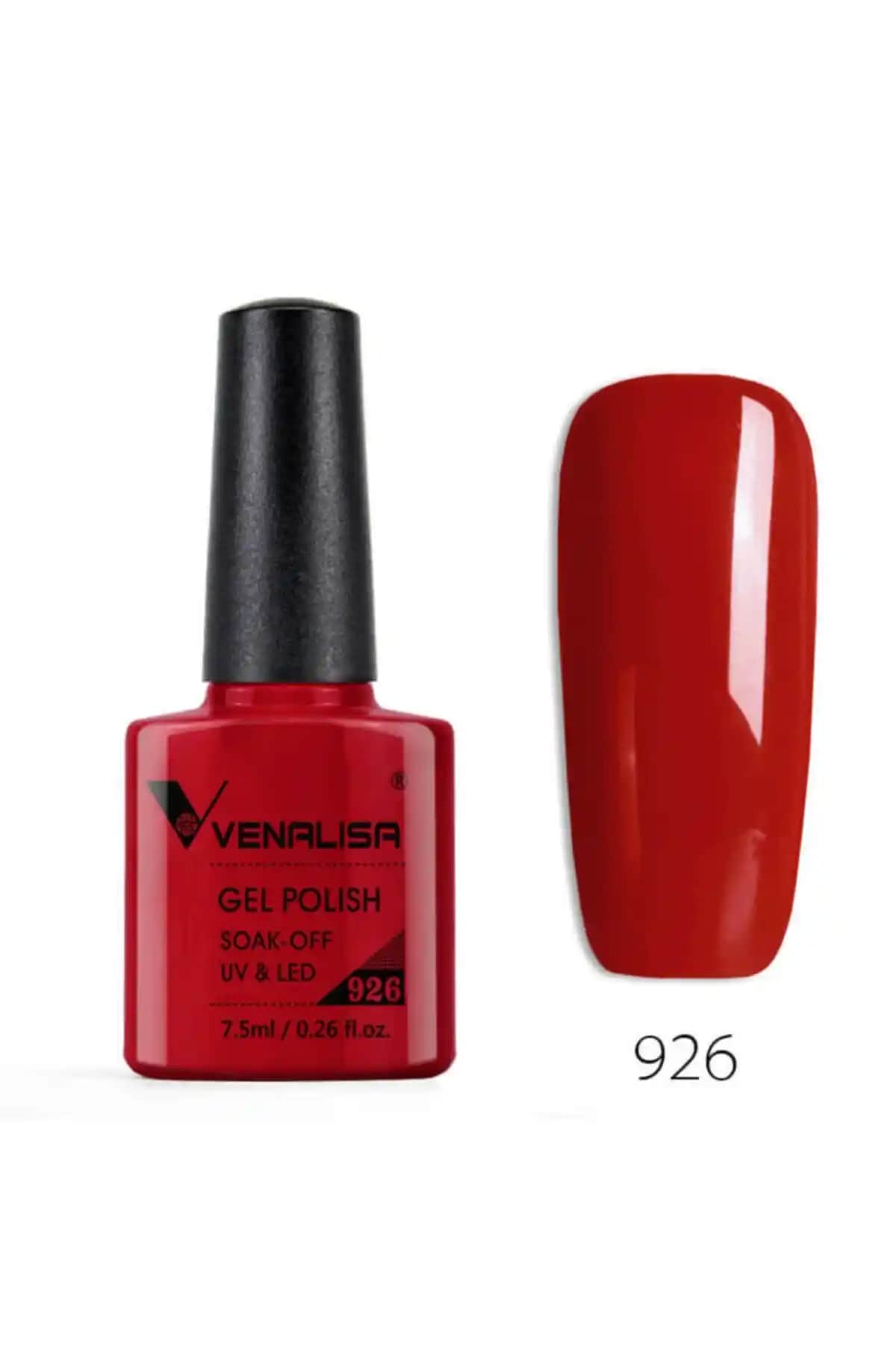 Venalisa 7,5 ml UV Led Kalıcı Oje No.926: Uzun Süre Dayanan Parlak ve Canlı Renkli Oje