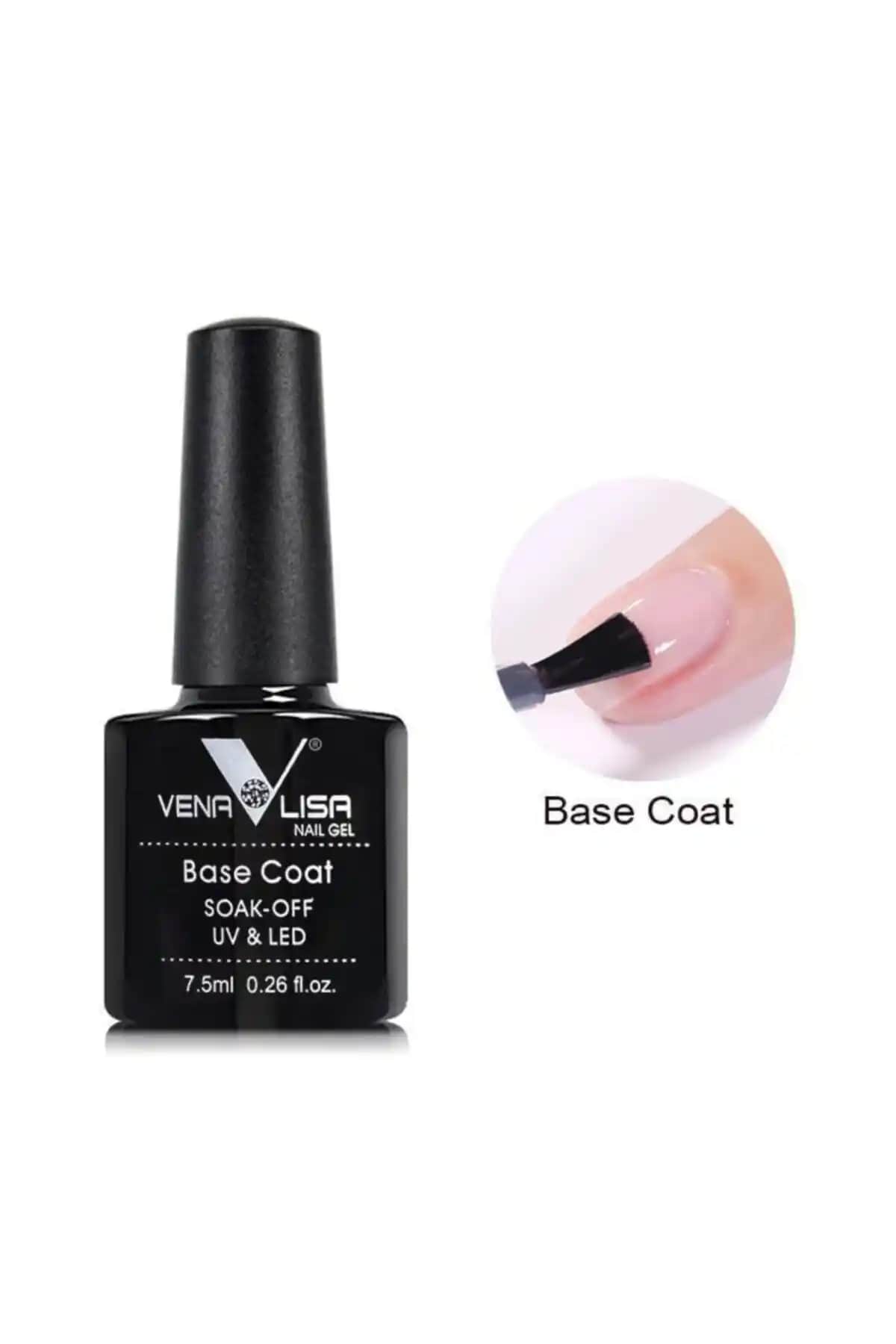Venalisa Base Coat 7,5 ml Kalıcı ve Profesyonel Oje Alt Katmanı, Uzun Süre Dayanıklı ve Kolay Uygulama