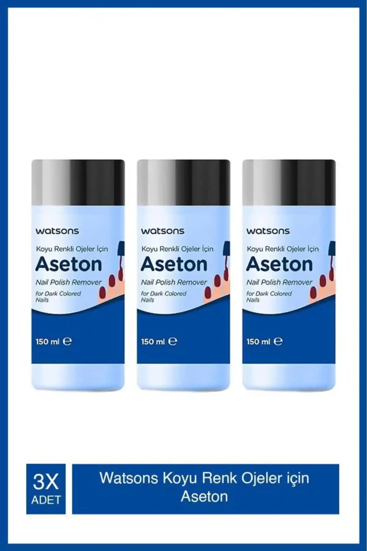 Watsons Koyu Renk Ojeler İçin Aseton: Hızlı ve Etkili Oje Temizleme Çözümü