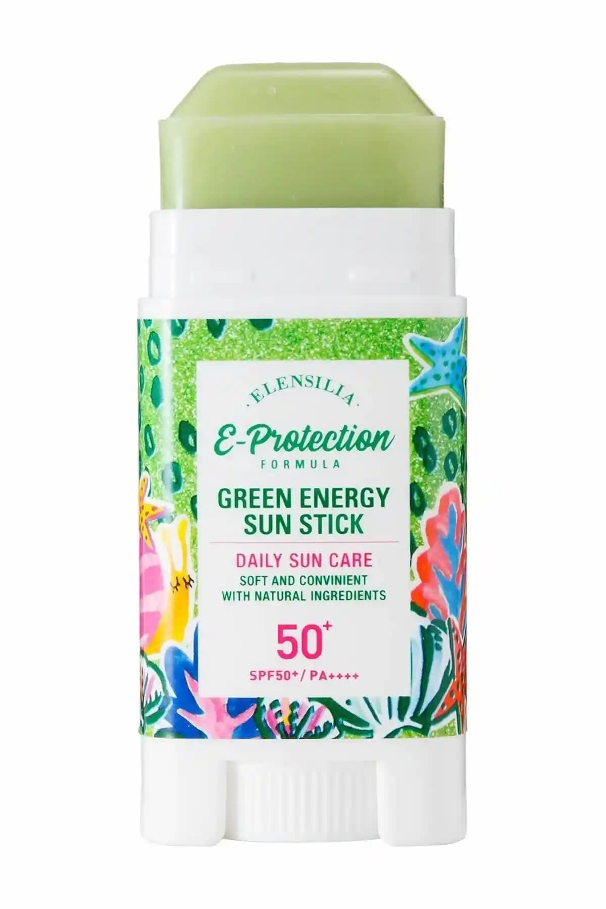 Elensilia Green Energy Sun Stick Güneş Koruyucu SPF 50+ PA++++ Makyaj Üzerinde Kullanım İçin