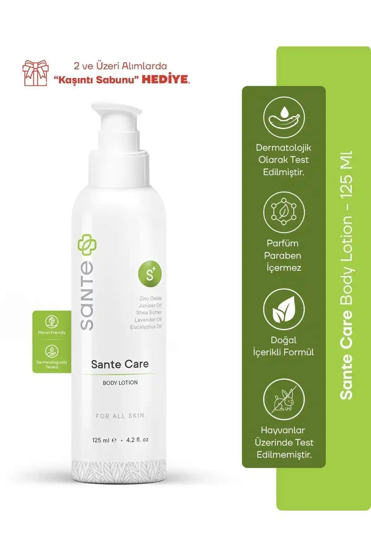 SantePlus Sante Care Cilt Bakım Losyonu: Doğal ve Onarıcı Formüllü Hassas Ciltler İçin