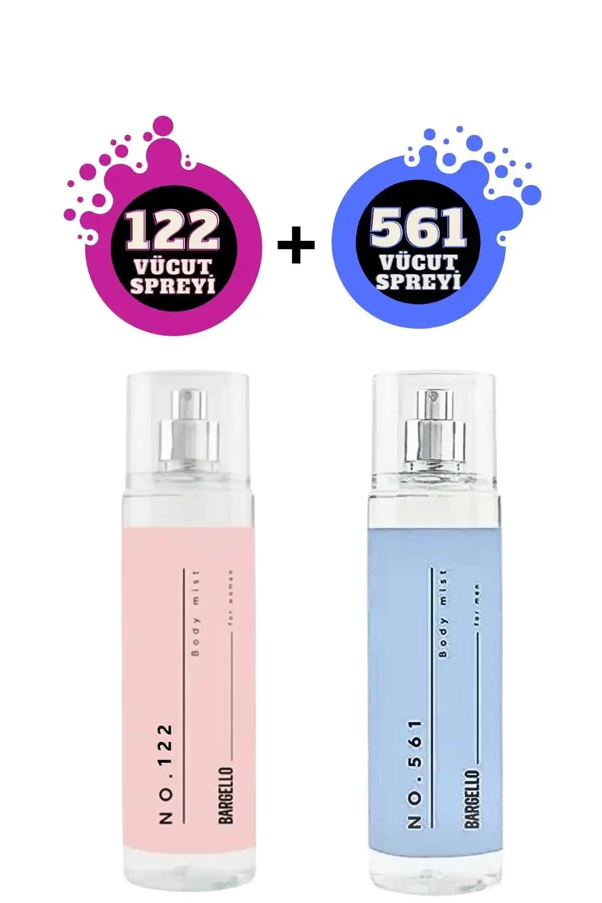 Bargello Kadın ve Erkek Body Mist Serisi: Oryantal Kalıcı ve Ferahlatıcı Parfümler