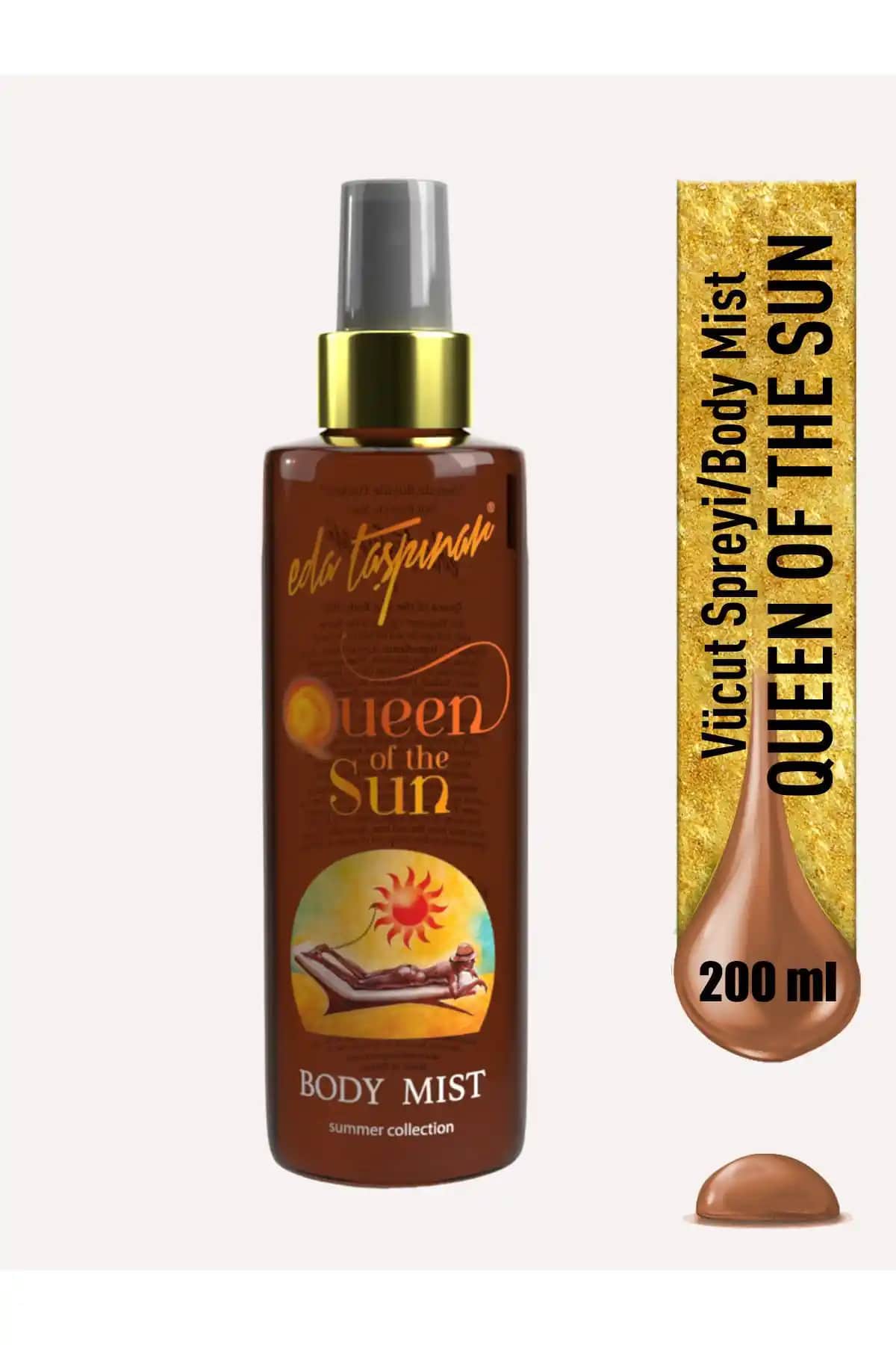 Eda Taşpınar Queen Of The Sun Body Mist Yaz Ayları İçin Ferah ve Tatlı Koku Seçeneği