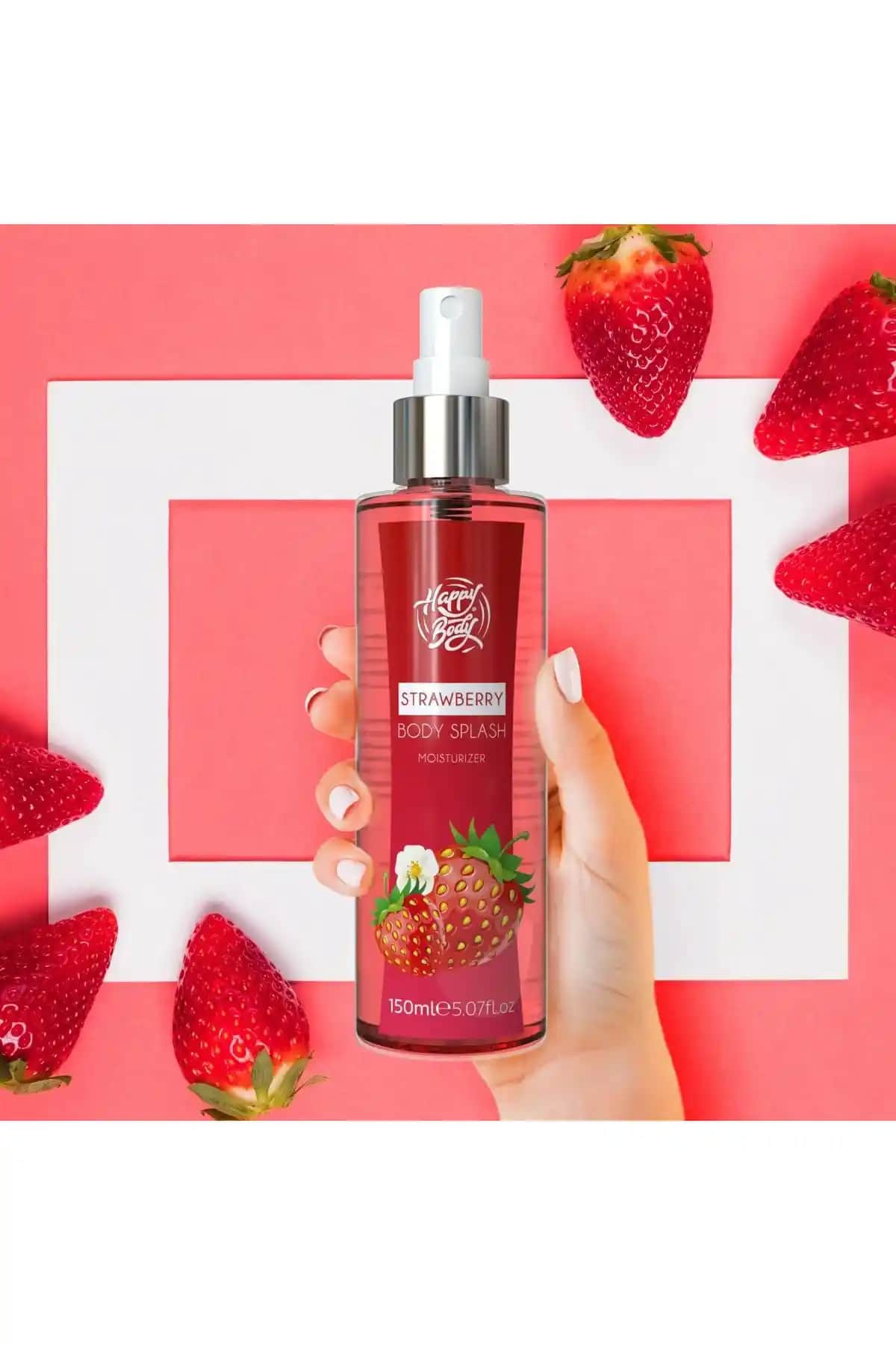 Happy Body Çilekli Vücut Spreyi: Ferahlatıcı ve Kalıcı Meyveli Koku Deneyimi