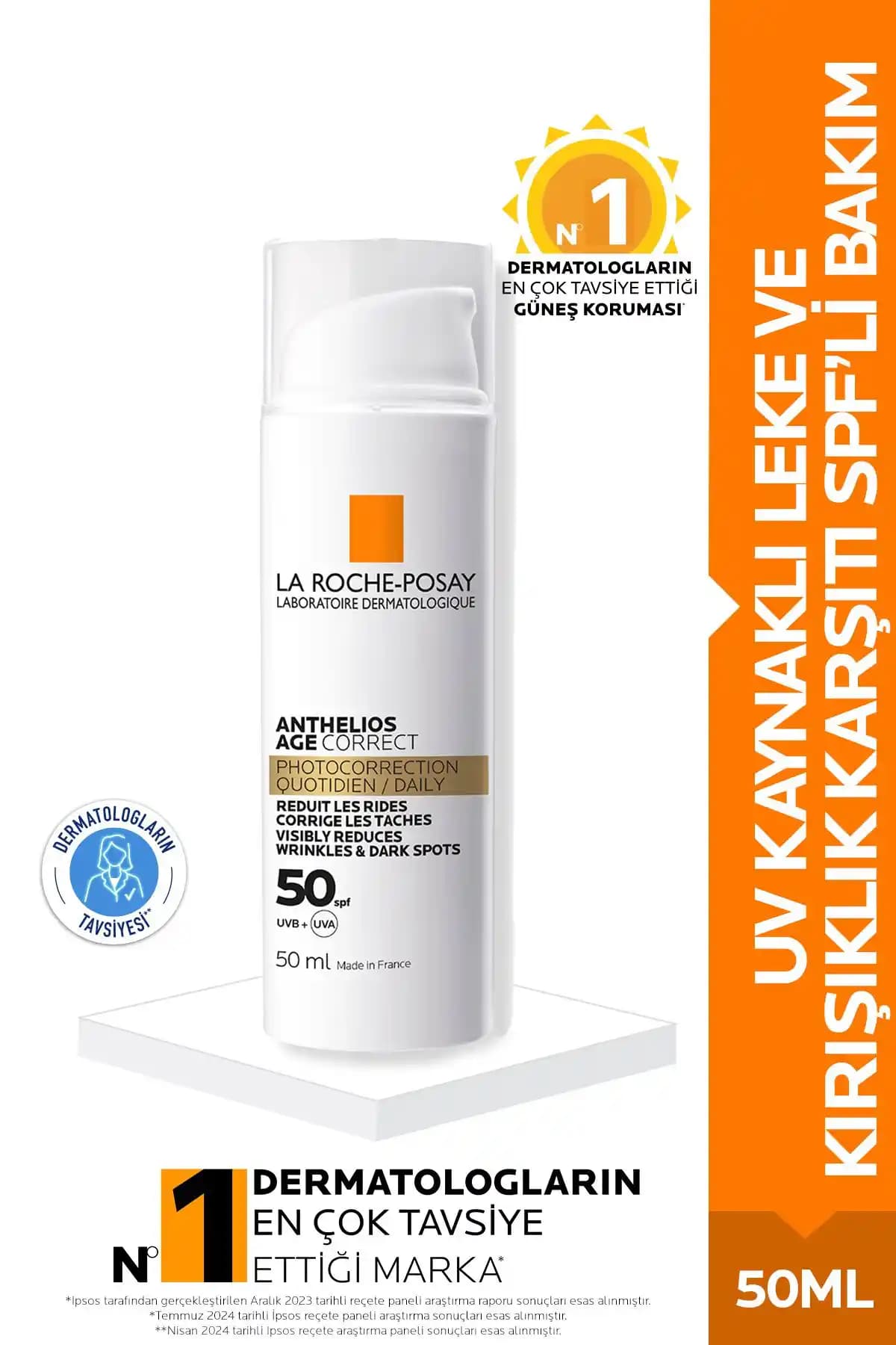 La Roche Posay Anthelios Age Correct SPF50+ Güneş Koruyucu Ürün İncelemesi