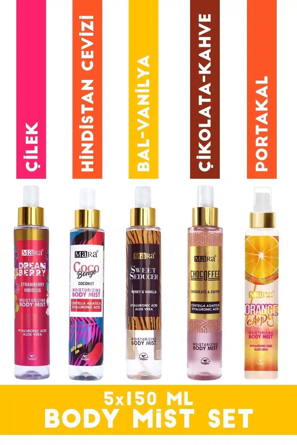 Mara Body Mist Seti: Günlük Kullanım İçin Ferahlatıcı ve Kalıcı Meyveli Kokular