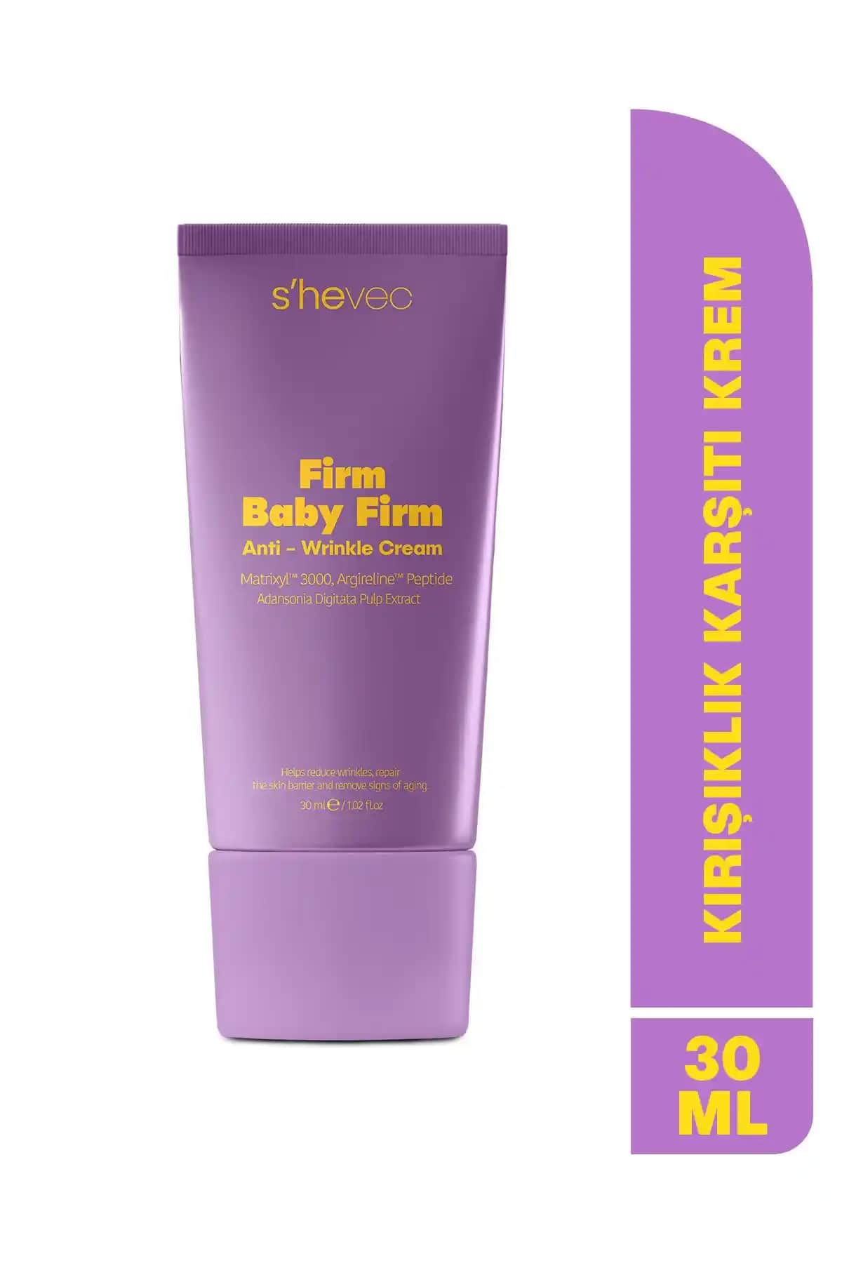 SHE VEC FIRM BABY FIRM Yaşlanma ve Kırışıklık Karşıtı Onarıcı Bakım Kremi 30 ml