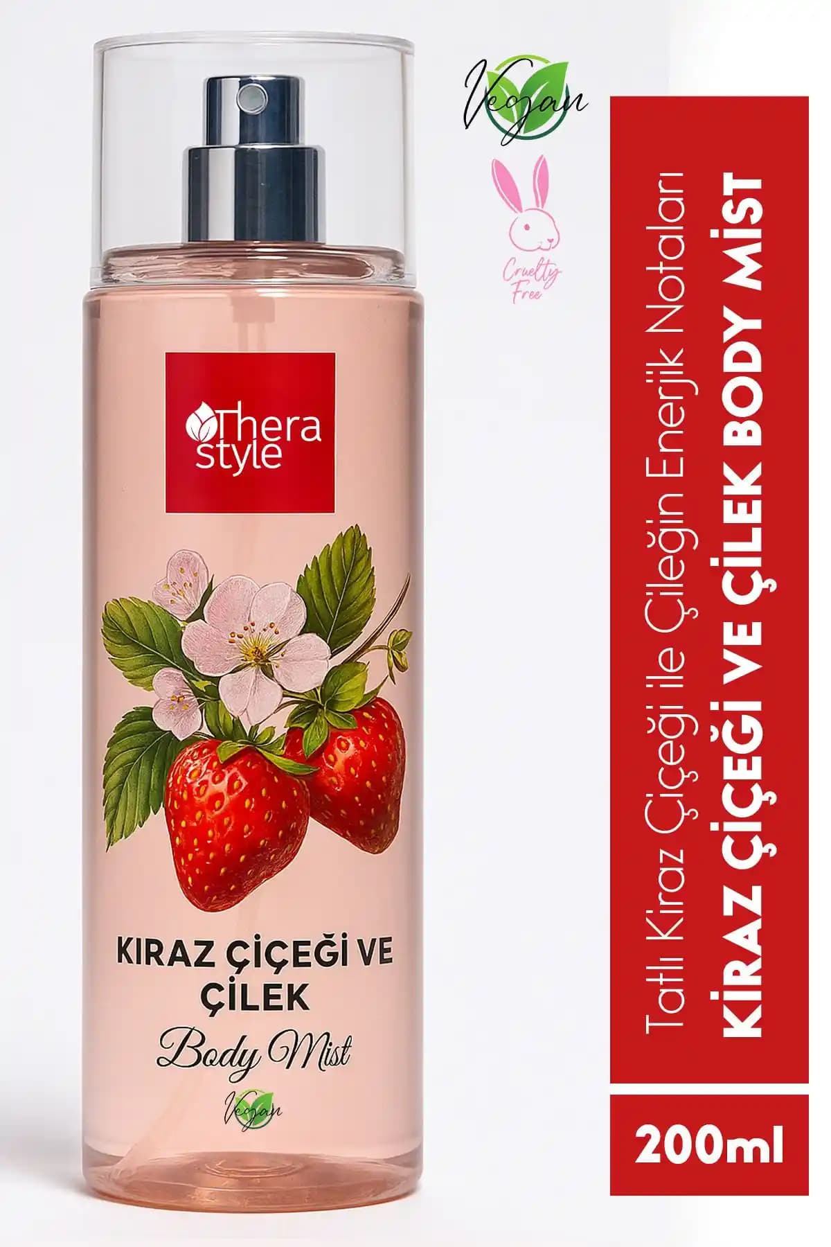 Thera Style Kiraz Çiçeği ve Çilek Vücut Spreyi: Doğal ve Kalıcı Ferahlatıcı Koku Deneyimi
