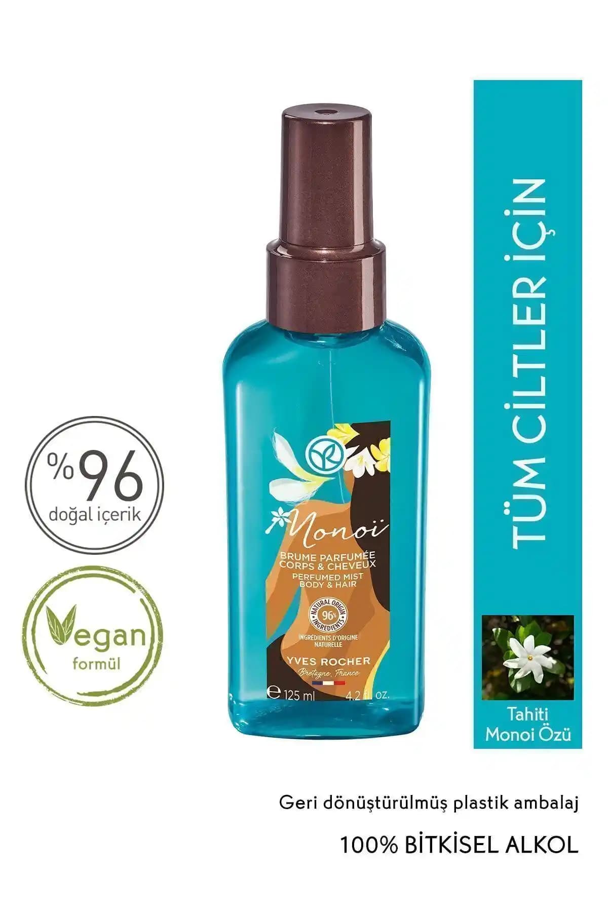 Yves Rocher Monoi Spreyi: Doğal Odunsu Kokusu ve Çok Yönlü Kullanım Özelliği