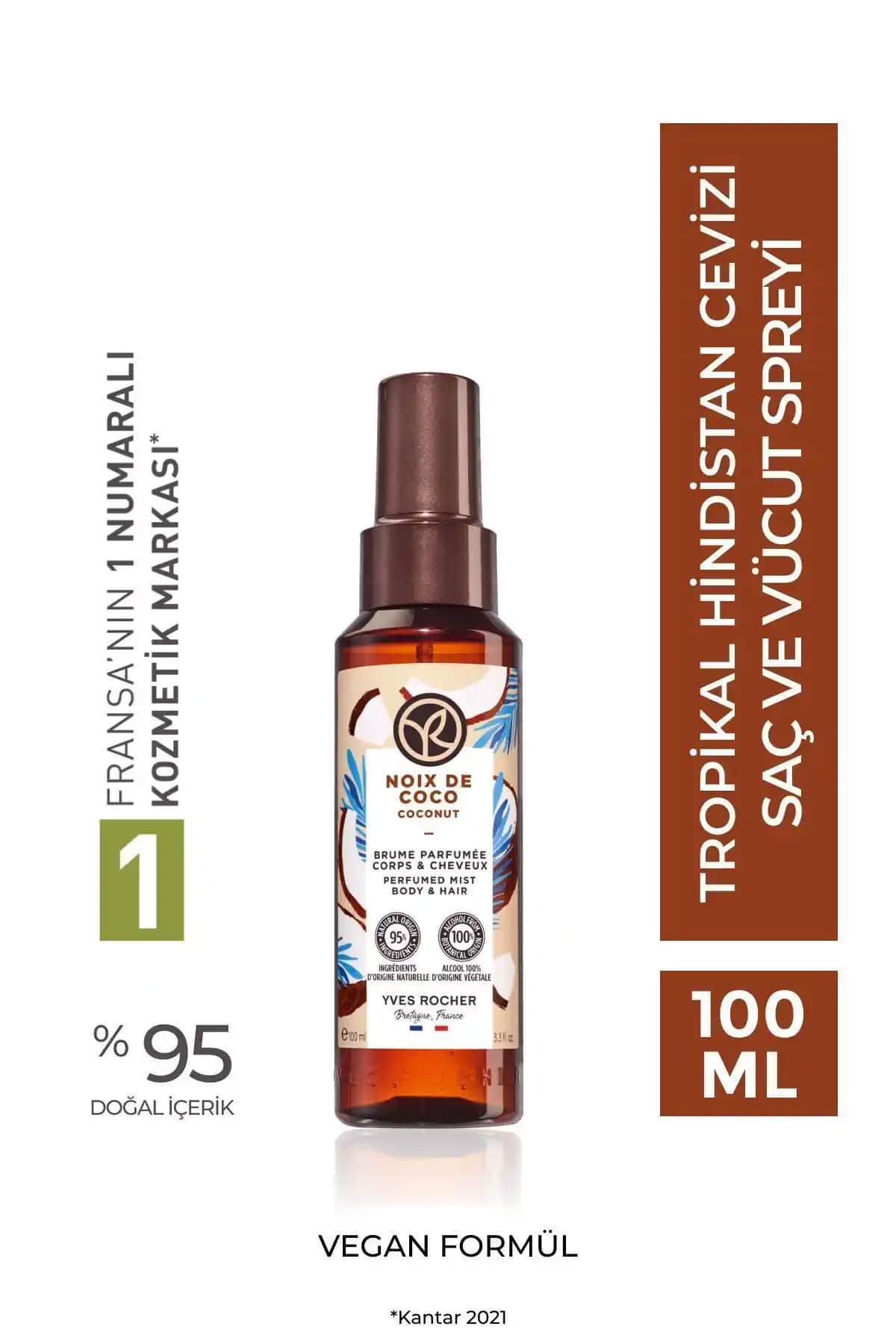 Yves Rocher Tropikal Hindistan Cevizi Spreyi: Ferahlatıcı ve Kalıcı Yaz Kokusu