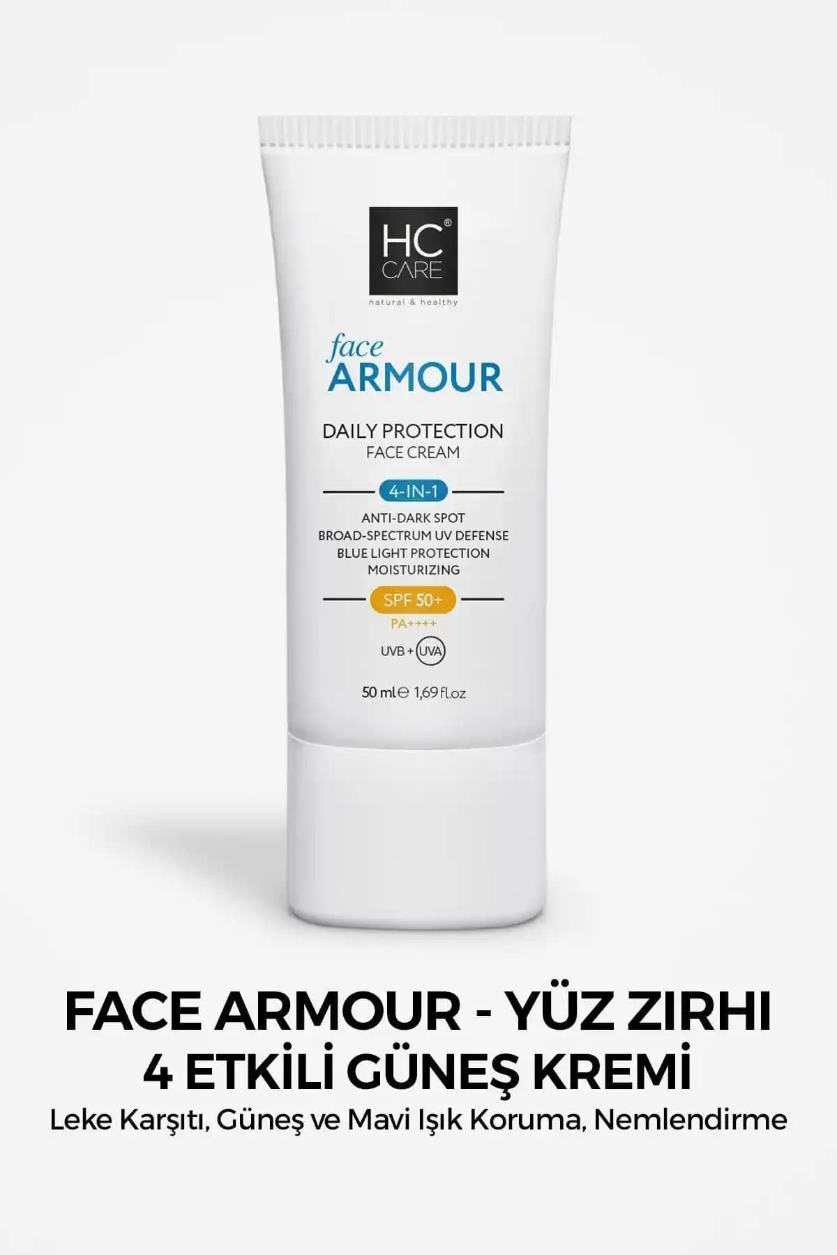 HC Care Face Armour SPF 50: Günlük Güneş Koruma ve Cilt Bakımında Yeni Standartlar