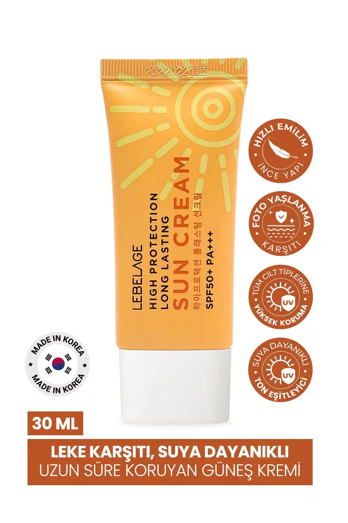 Lebelage Leke Karşıtı ve Suya Dayanıklı SPF 50+ Güneş Koruyucu Krem İncelemesi