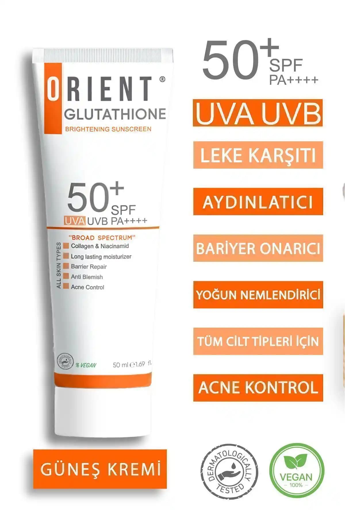2025'te Güneşten Korunmanın Sırrı: Orient Glutatyonlu ve Kolajenli SPF 50