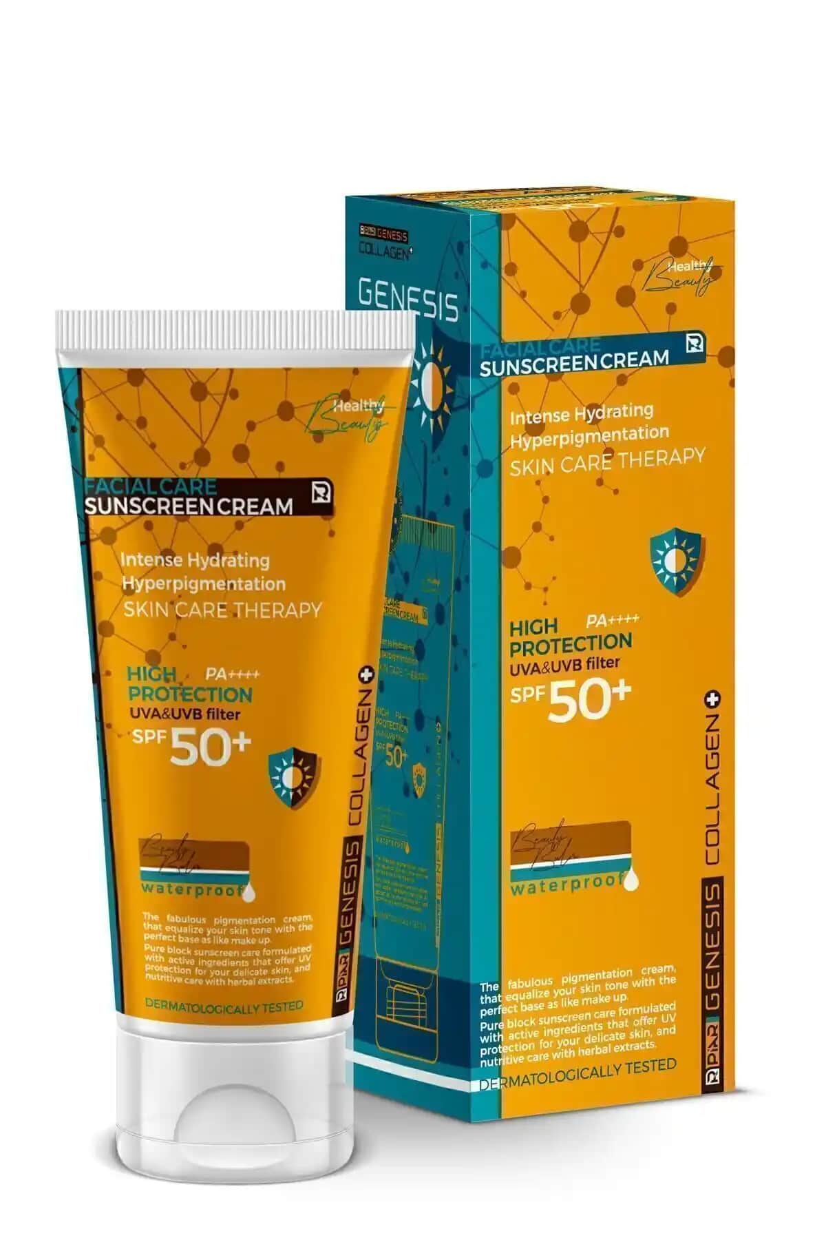 Piar Genesis Yüksek Koruma ve Leke Karşıtı Renkli Yüz Güneş Kremi SPF 50 ile Cilt Koruma ve Eşitliği