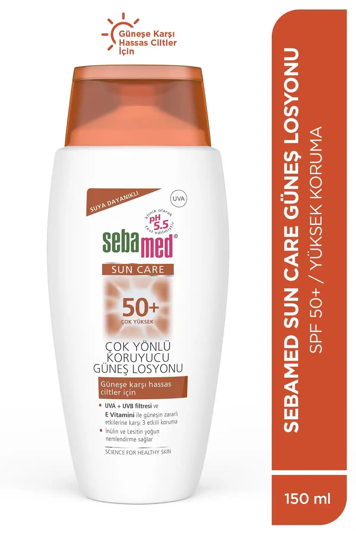 Sebamed Güneş Losyonu SPF 50+ Hassas ve Tüm Cilt Tipleri İçin Güçlü Koruma