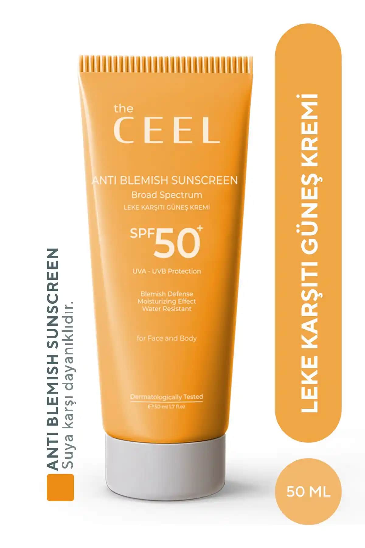 Ceel Güneş Kremi SPF 50+ Doğal İçeriklerle Yüksek Koruma ve Cilt Bakımı