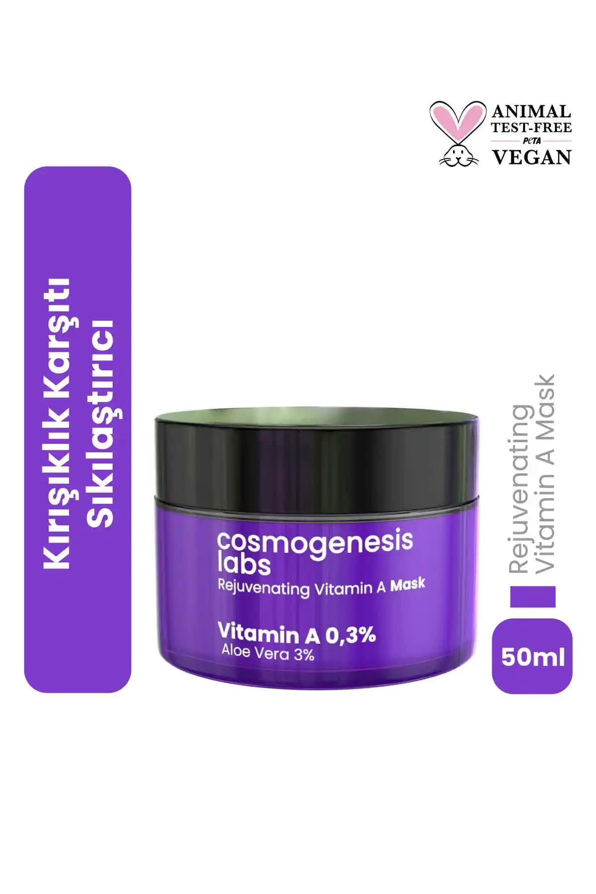 Cosmogenesis Labs %0.3 Retinol Krem Maske: Yaşlanma Karşıtı ve Nemlendirici Cilt Bakım Ürünü