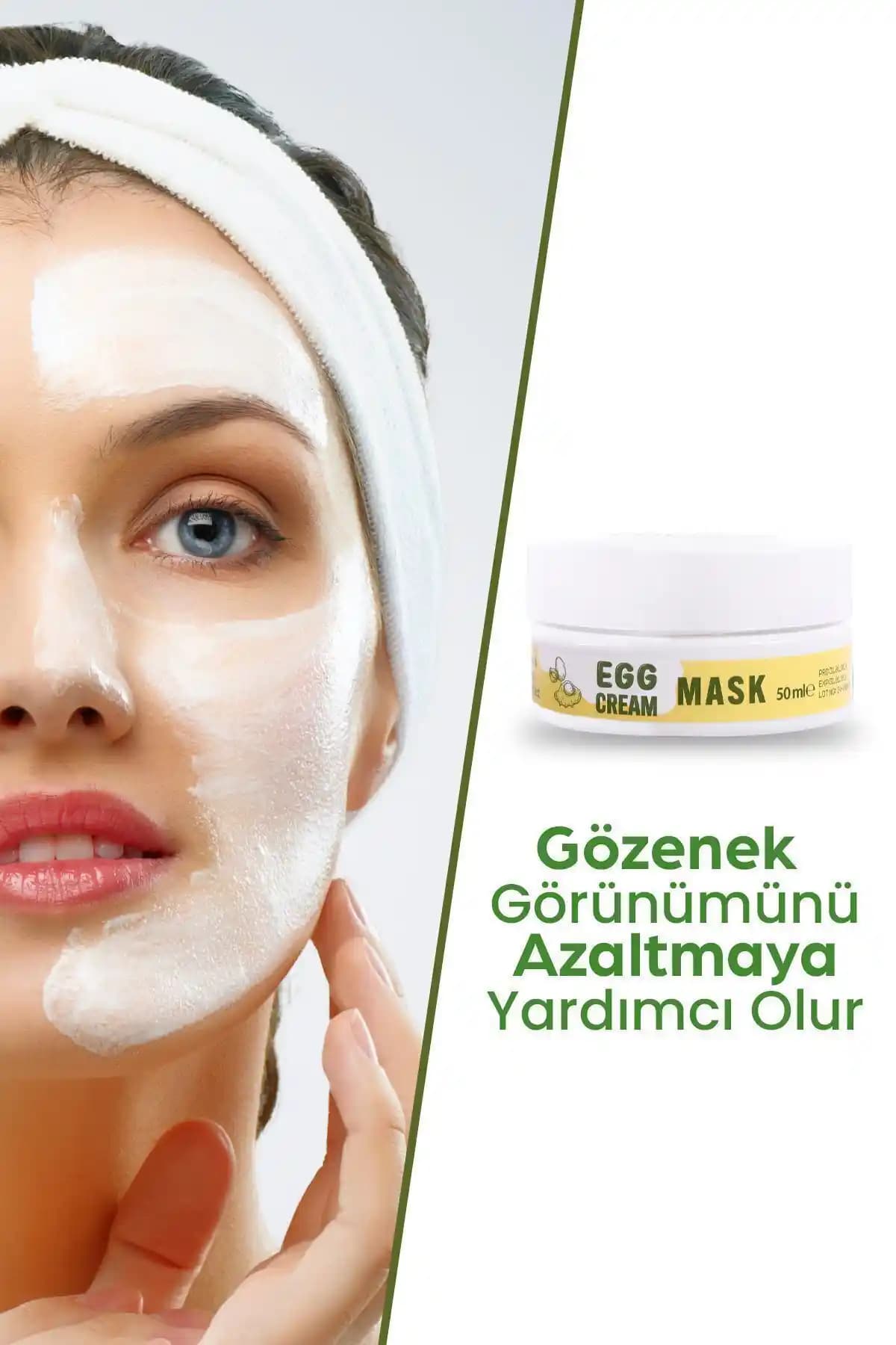 Dr Fresco Egg White Pore Mask Gözenek Sıkılaştırıcı ve Canlandırıcı Cilt Bakım Ürünü