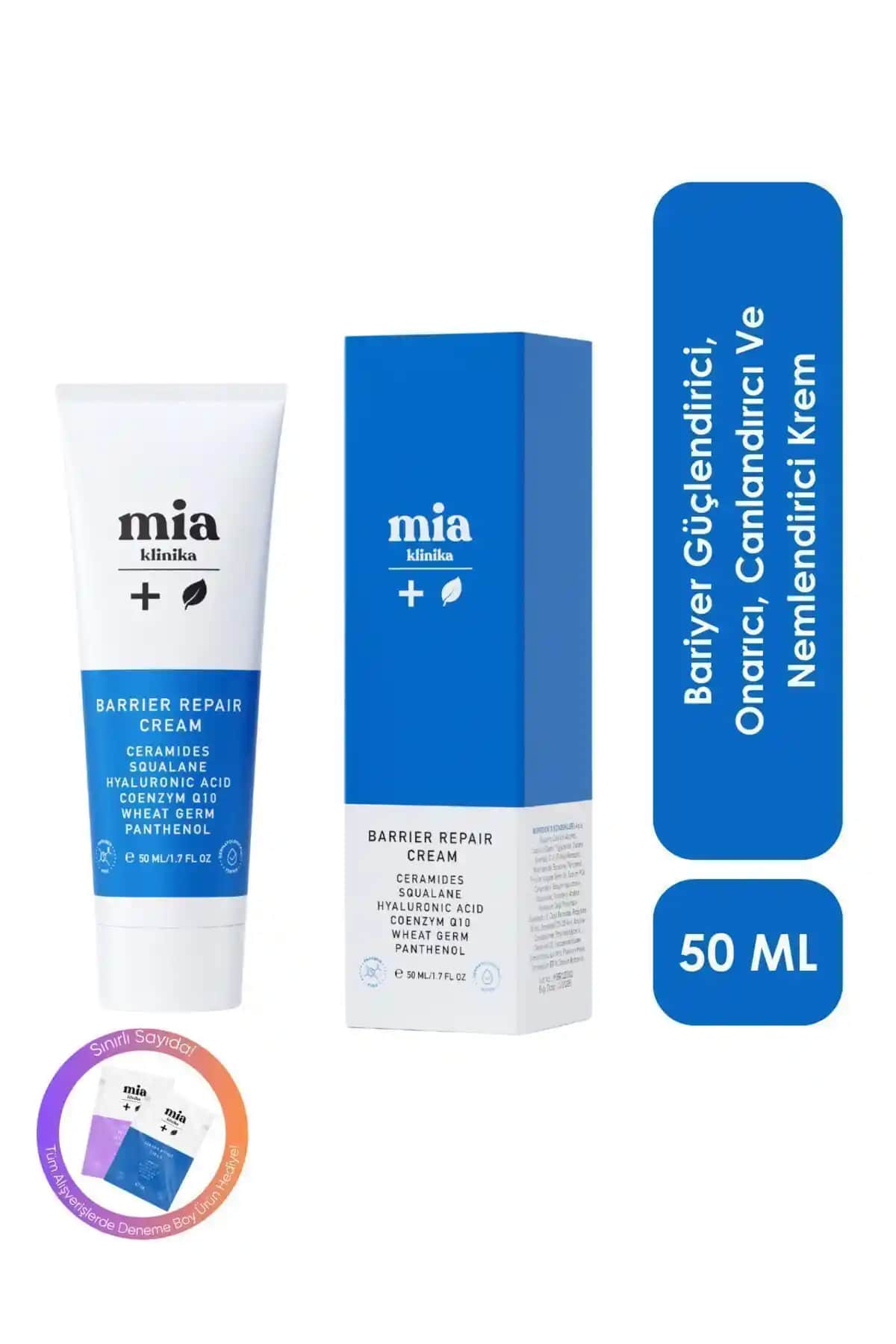 Mia Klinik Bariyer Güçlendirici ve Nemlendirici Krem: Hassas ve Kuru Ciltler İçin Güçlü Bakım Çözümü