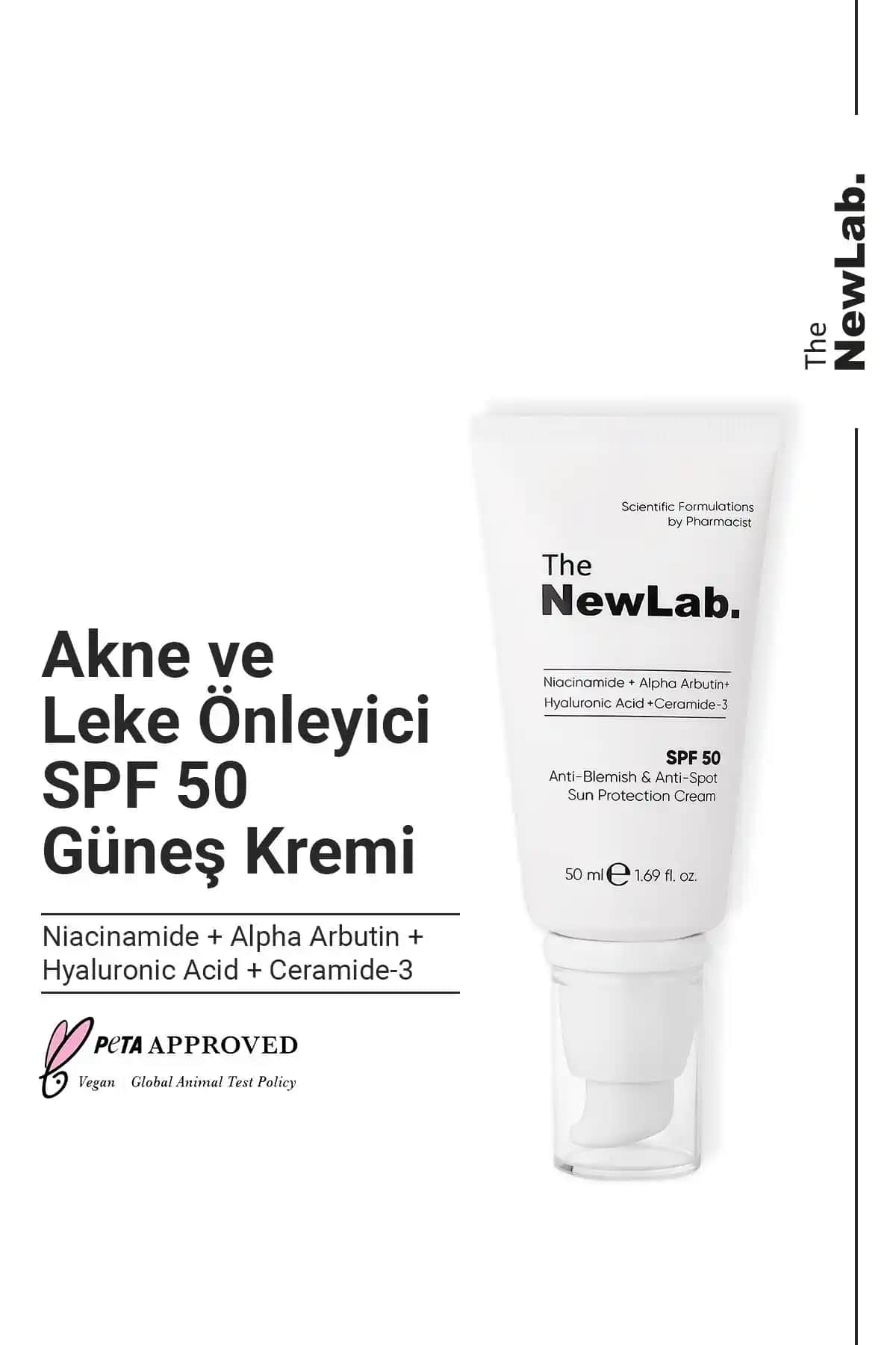 The NewLab Akne ve Leke Önleyici Güneş Kremi 50 SPF ile Cilt Koruma ve Bakımında Yeni Dönem