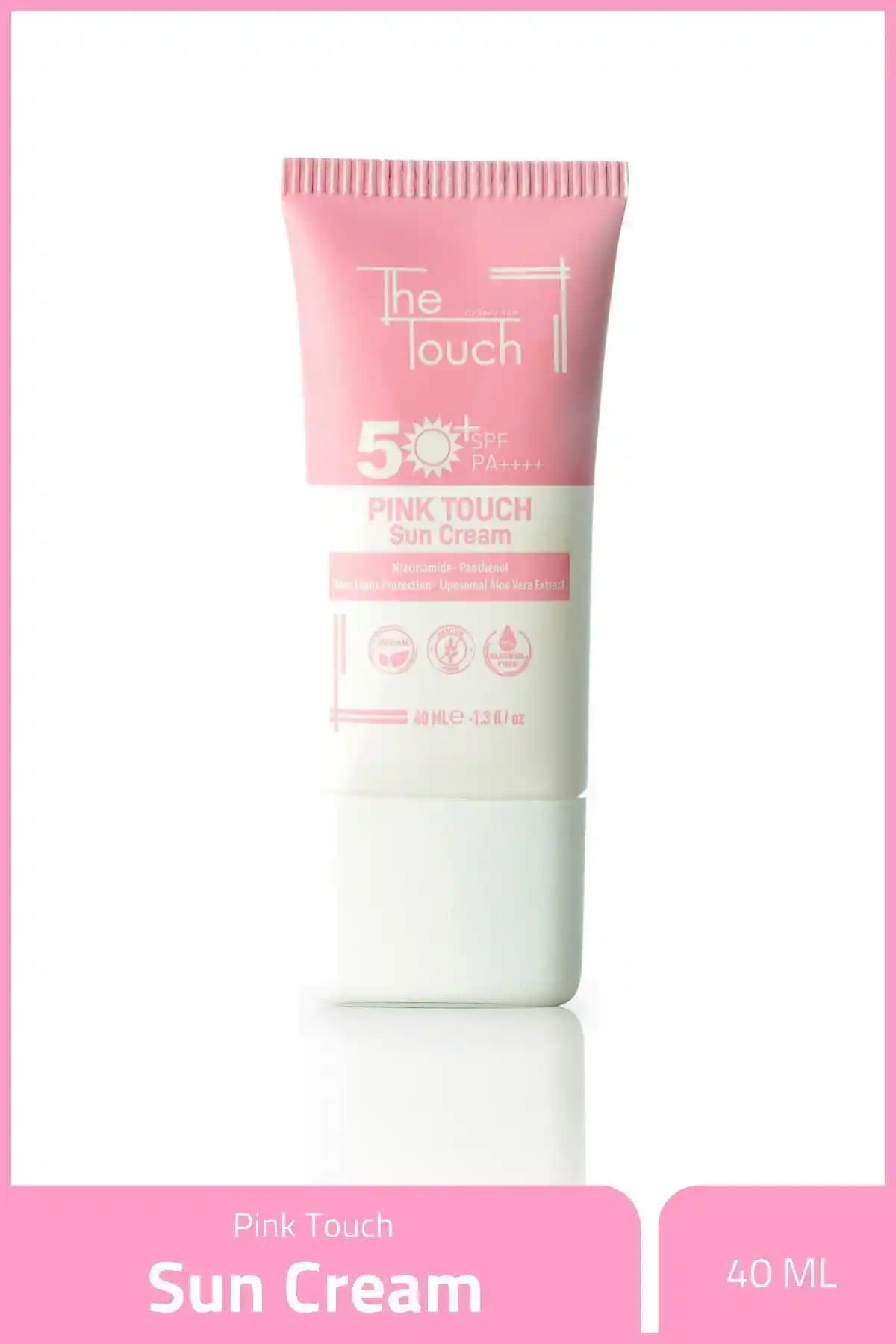 The Touch by Seda Altın Pink Touch Güneş Kremi SPF 50+ PA++++ Cilt Koruma ve Nemlendirme