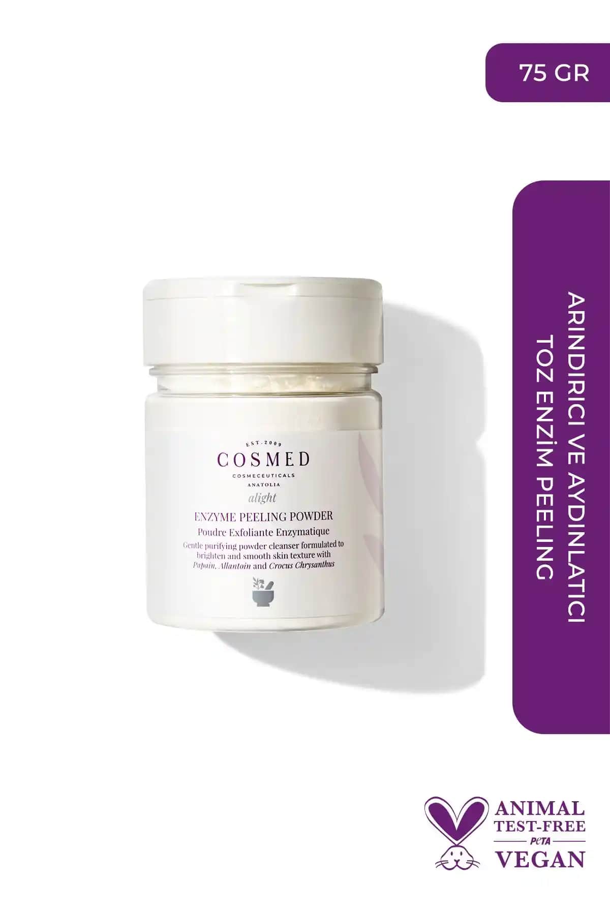 COSMED Alight Enzim Peeling Powder: Doğal ve Nazik Cilt Temizleme Çözümü