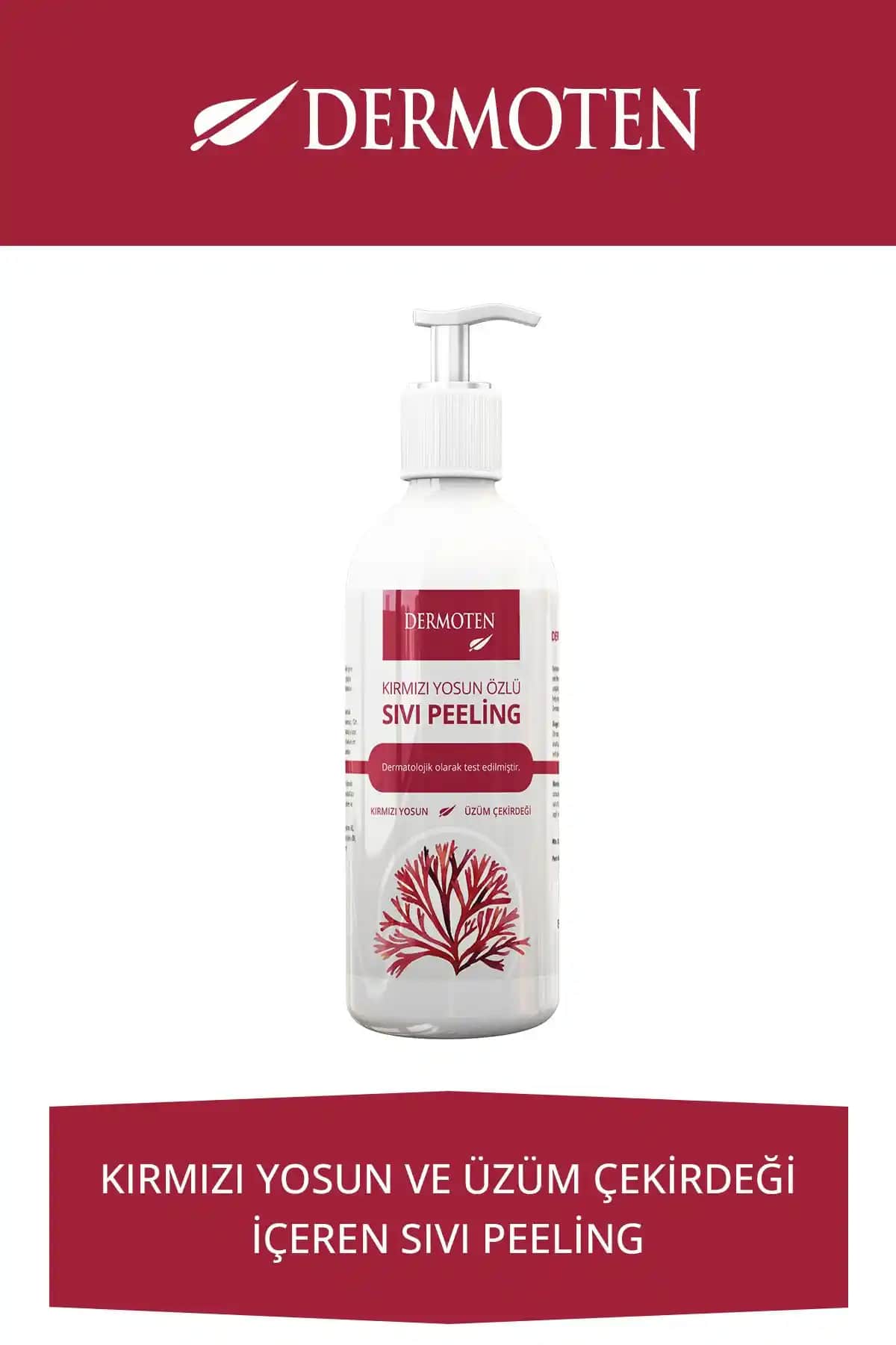 Dermoten Kırmızı Yosun Özlü Sıvı Peeling ile Cilt Temizliği ve Yenilenmesi Nasıl Sağlanır?