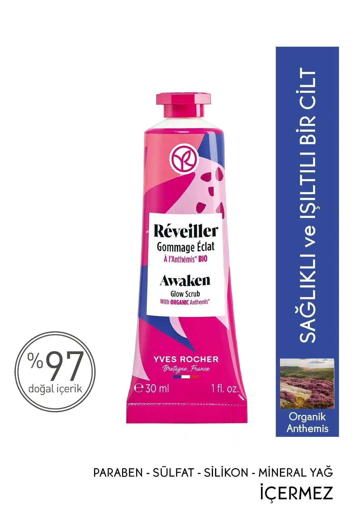 Yves Rocher Besleyici Cilde Doğal Parlak Işıltı Veren Peeling İncelemesi