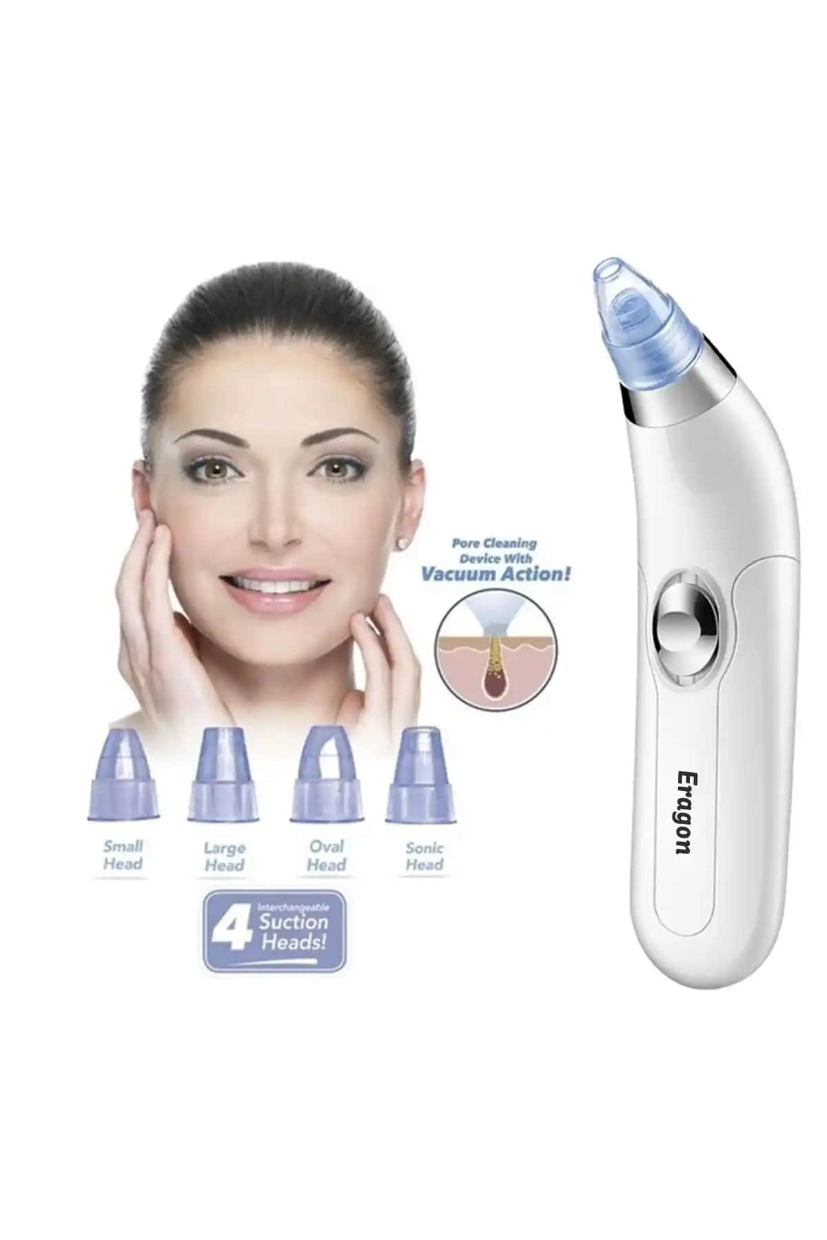 Eragon ERG-803 Vakumlu Siyah Nokta Temizleyici Cihazı: Etkili ve Pratik Cilt Bakım Çözümü