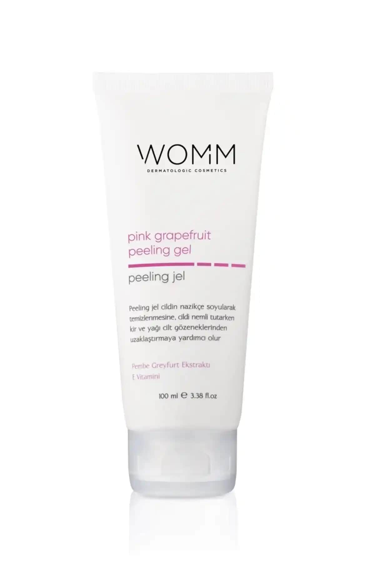 Womm Pink Greyfurt Peeling Jeli: Doğal İçeriklerle Cilt Temizliği ve Parlaklık