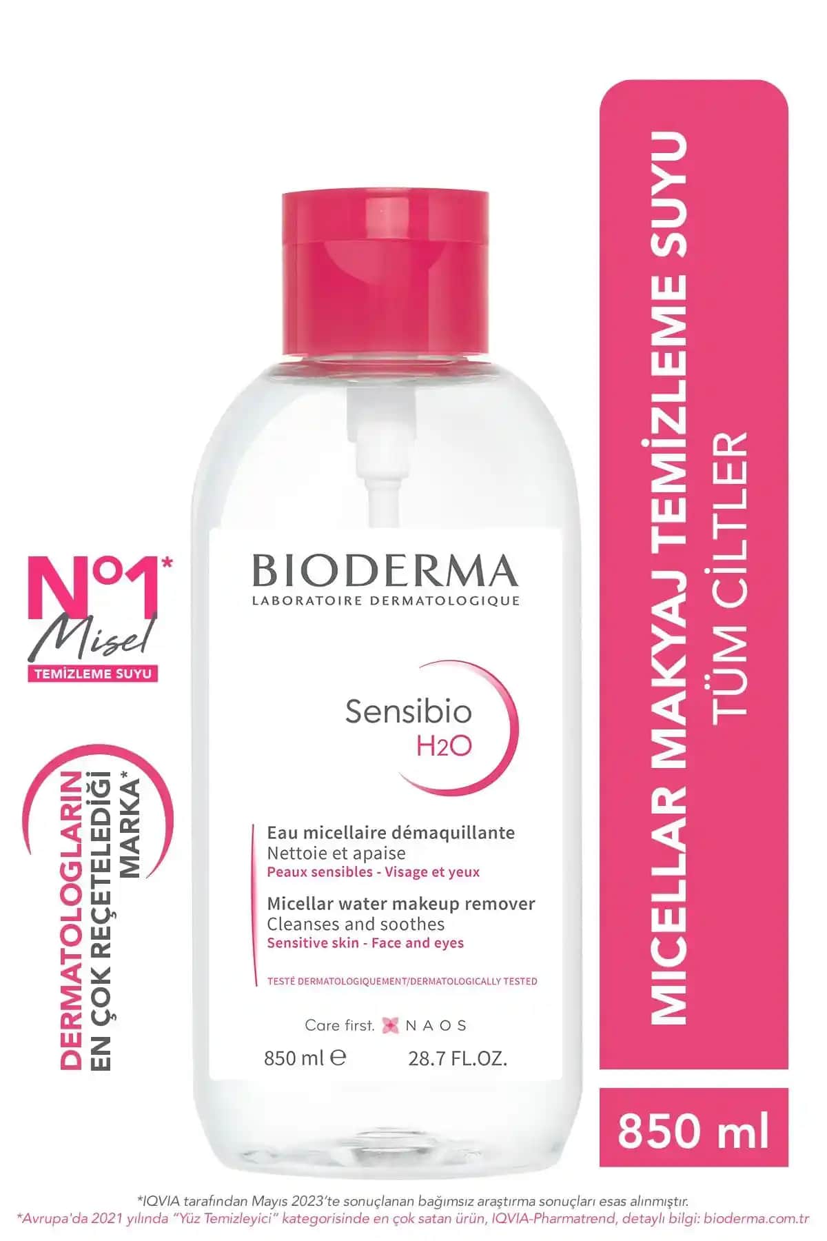Bioderma Sensibio H2O Micellar Temizleme Suyu Hassas Ciltler İçin Uygun Çözüm