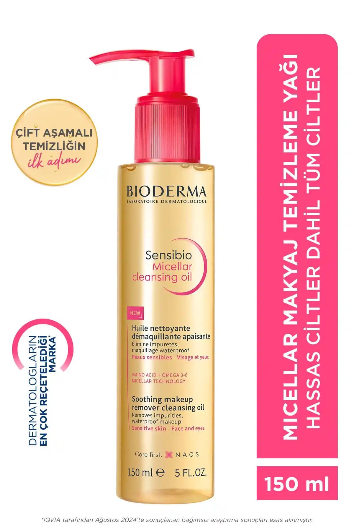 Bioderma Sensibio Micellar Yağ Temizleyici: Hassas Ciltler İçin Güvenilir ve Etkili Temizlik Çözümü