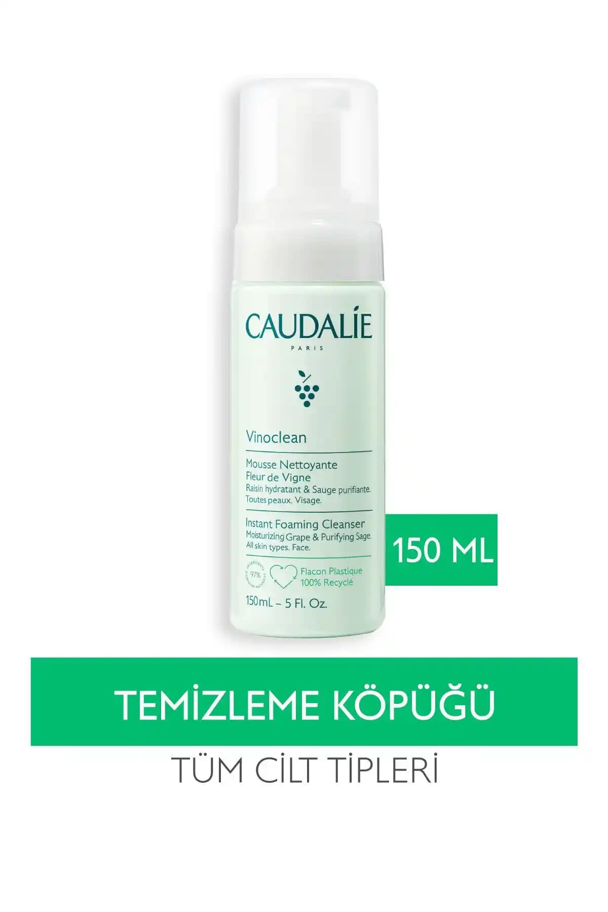 Caudalie Vinoclean Temizleme Köpüğü: Hassas ve Doğal Cilt Temizliği İçin Güvenilir Çözüm