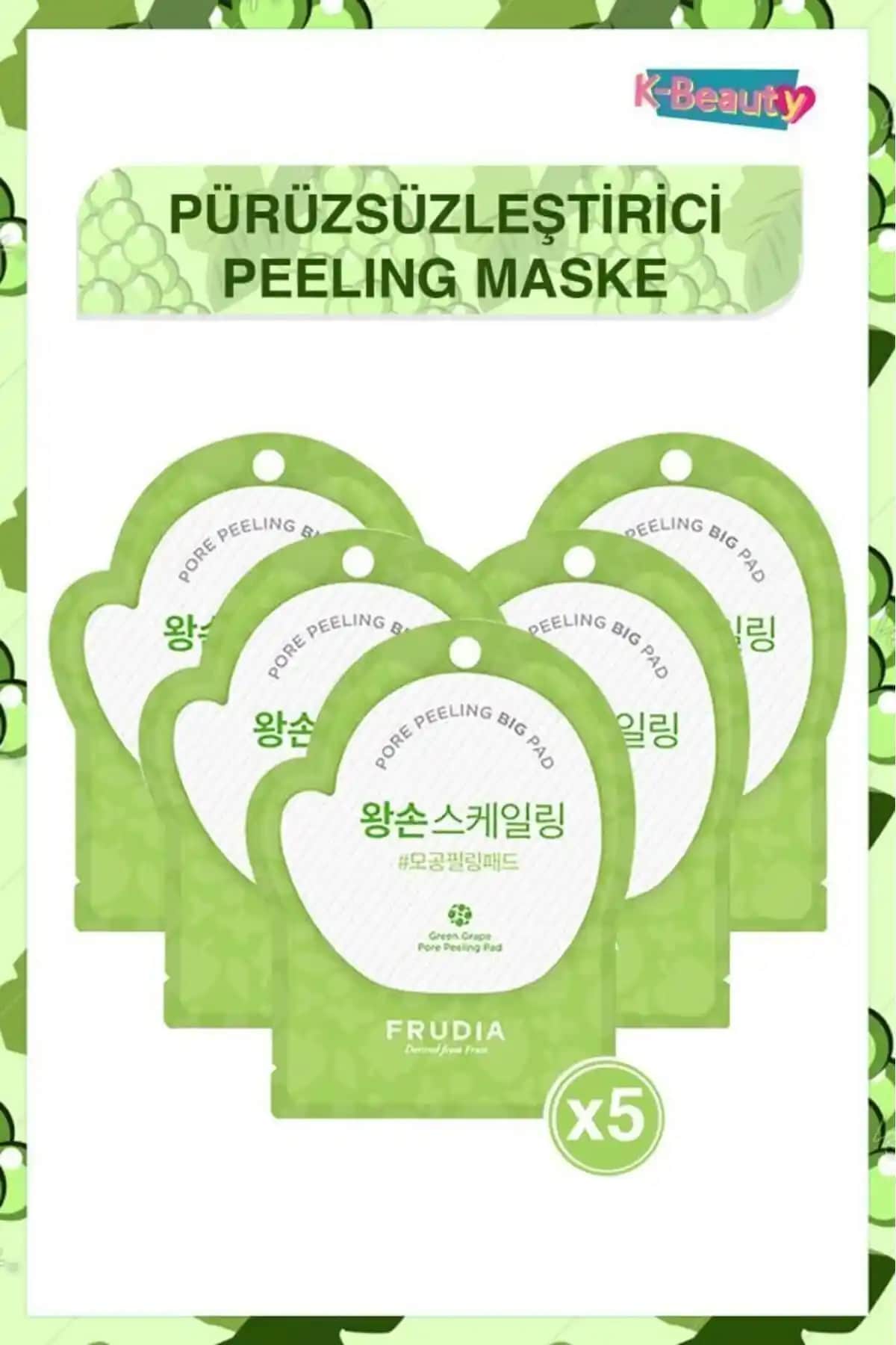Frudia Green Grape Gözenek Kontrol Peeling Pedi Kuru ve Hassas Ciltler İçin Derin Temizlik