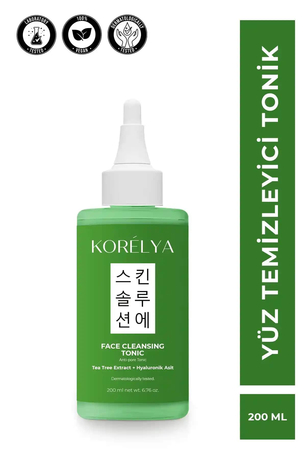 KORELYA Yüz Temizleme Toniği: Derinlemesine Temizlik ve Cilt Bakımı İçin Uygun