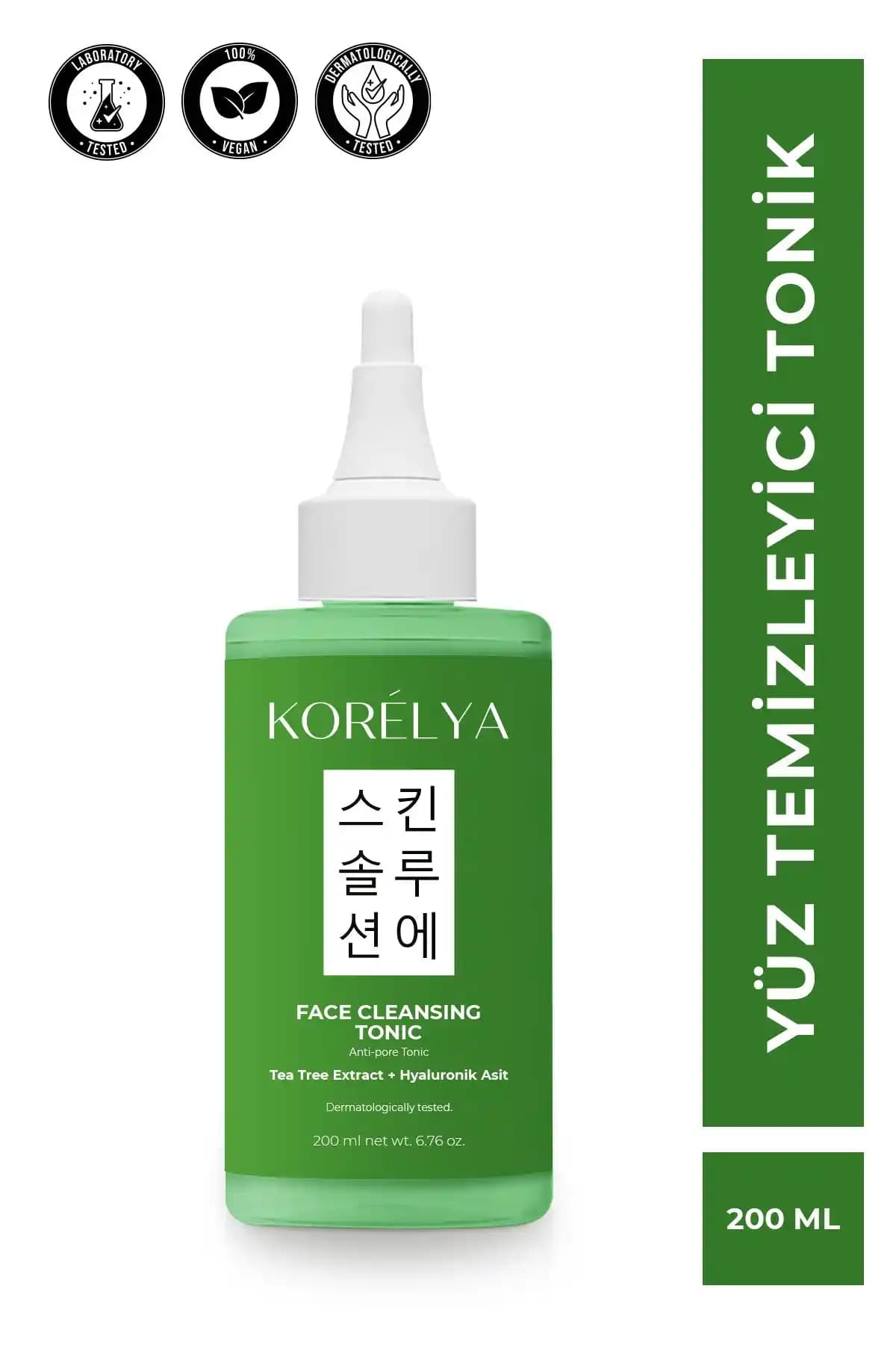 KORELYA Yüz Temizleme Toniği: Derinlemesine Temizlik ve Cilt Bakımı İçin Uygun