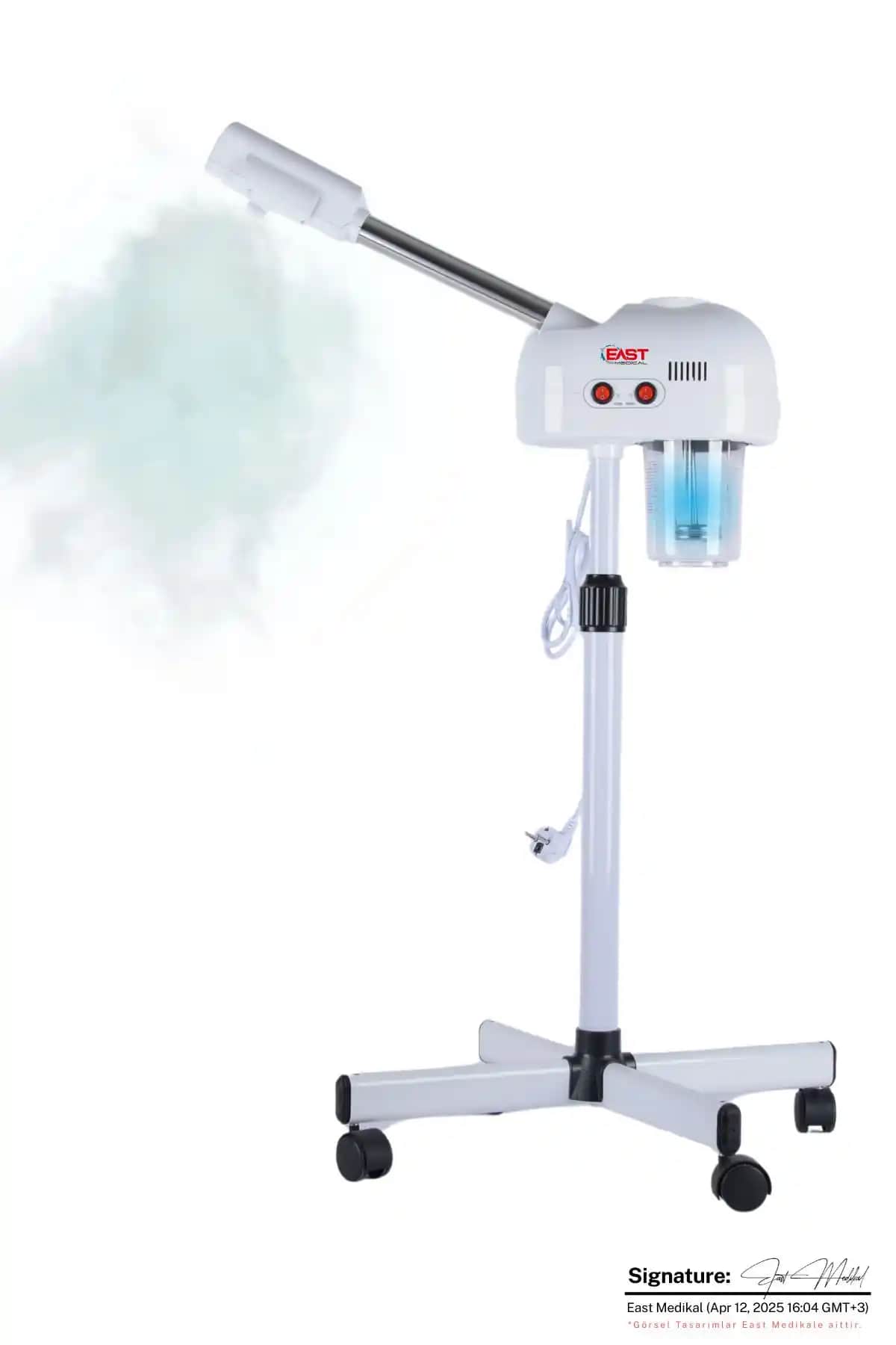 Nano Absolute Lal Ayaklı ve Ozonlu Yüz Buhar Makinesi ile Etkili Cilt Temizliği ve Gözenek Sıkılaştırma