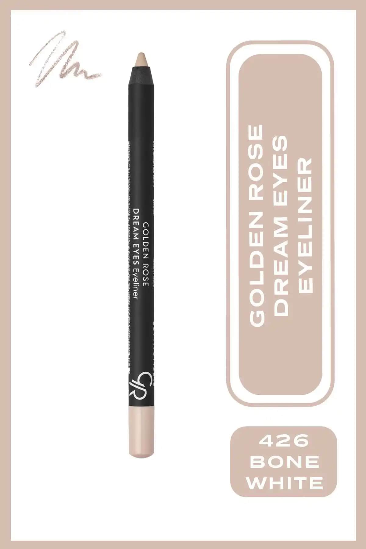 Golden Rose Dream Eyes Eyeliner No:426 Bone White ile Zarif ve Kalıcı Göz Makyajı Çözümü