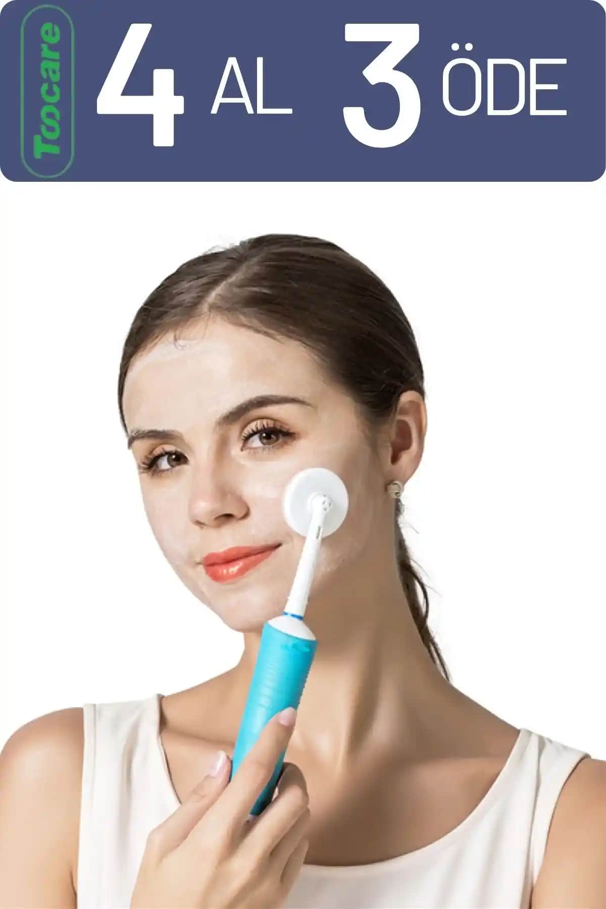 Toocare Oral-b Çok Fonksiyonlu Yüz ve Makyaj Temizleme Cihazı Pembe