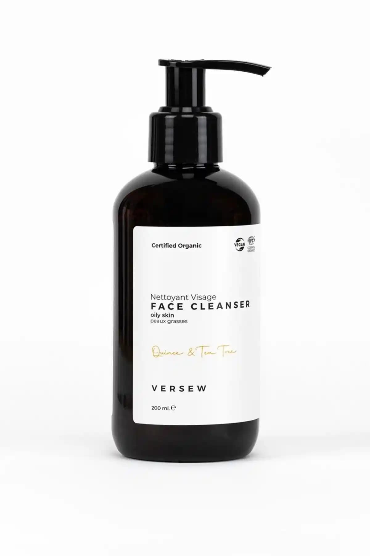 Versew Organik Akne ve Leke Karşıtı Yüz Temizleme Jeli: Doğal ve Etkili Cilt Bakımı