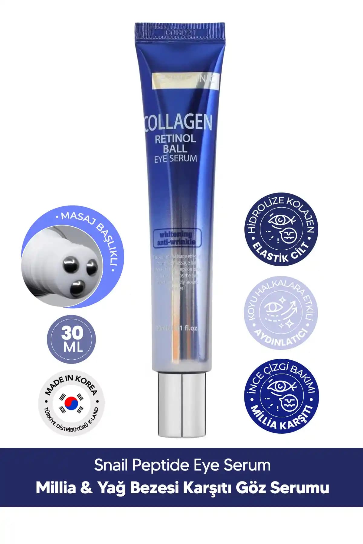 3W CLINIC Millia Yağ Bezesi Karşıtı Soğutucu ve Retinol Göz Serumu İncelenmesi