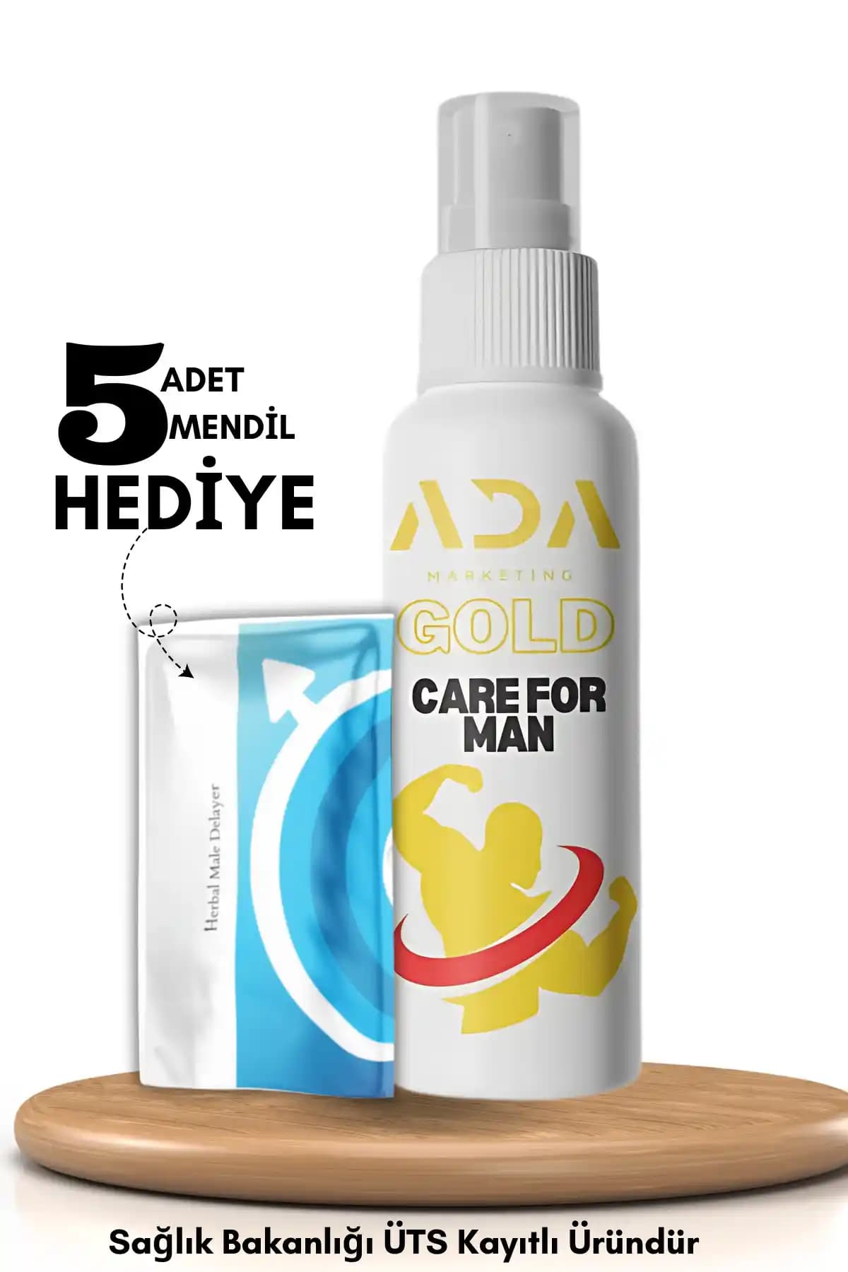 Ada Marketing Gold Man Erkek Bakım Spreyi ve Hediye Mendil Seti Ürün Tanıtımı ve Özellikleri