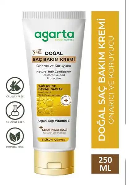 Agarta Doğal Güçlü Saç Güzelleştirici Bakım Kremi: Kimyasal İçermeyen Doğal Saç Bakım Ürünü