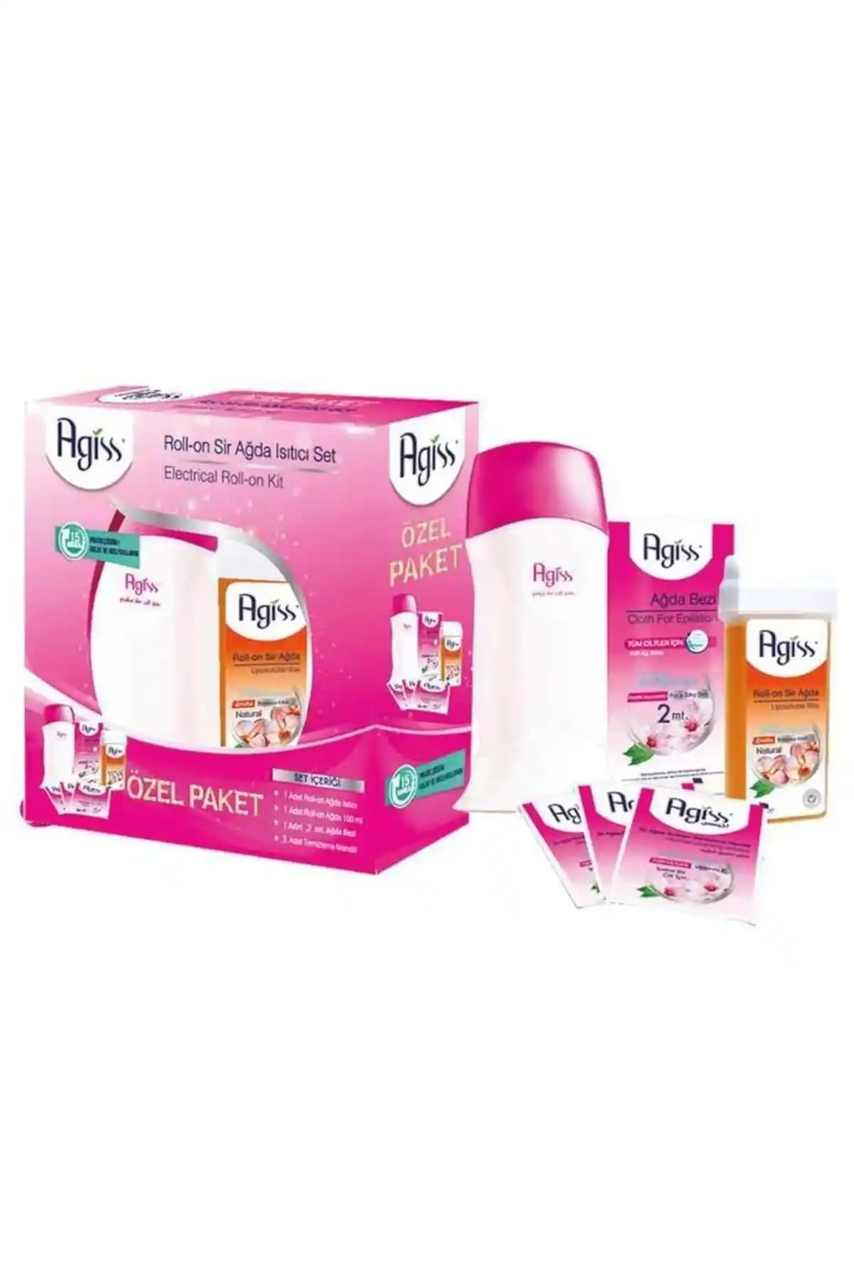 AGISS Kutulu Sir Ağda Seti: Tüm Cilt Tipleri İçin Güvenli ve Pratik Ağda Çözümü