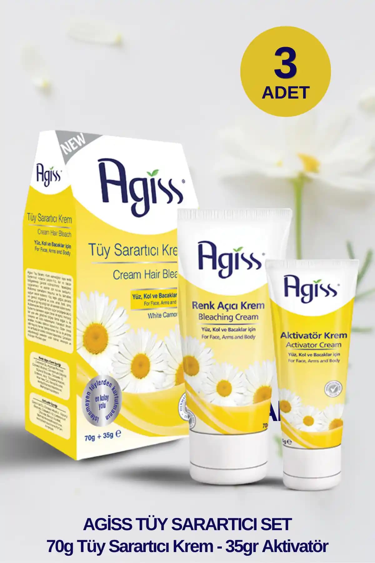 AGISS Tüy Sarartıcı Krem: Güçlü ve Güvenilir Doğal Tüy Açıcı Çözüm