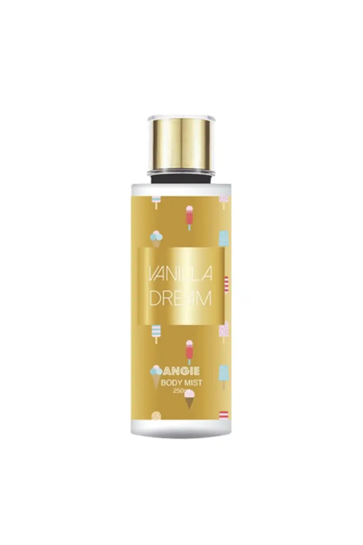 Angie Body Mist Vanilla Dream Tatlı ve Kalıcı Vanilya Kokusu ile Gün Boyu Ferahlık Sağlar